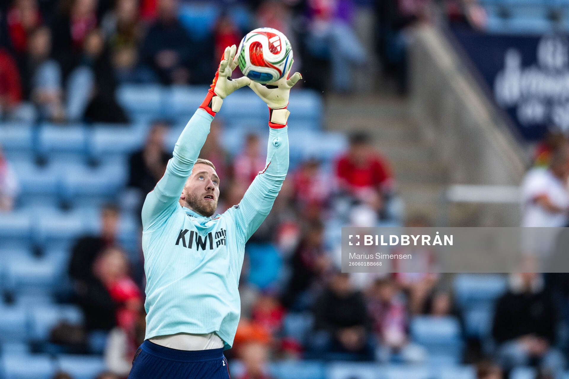 Goalkeeper Egil Selvik of Norway