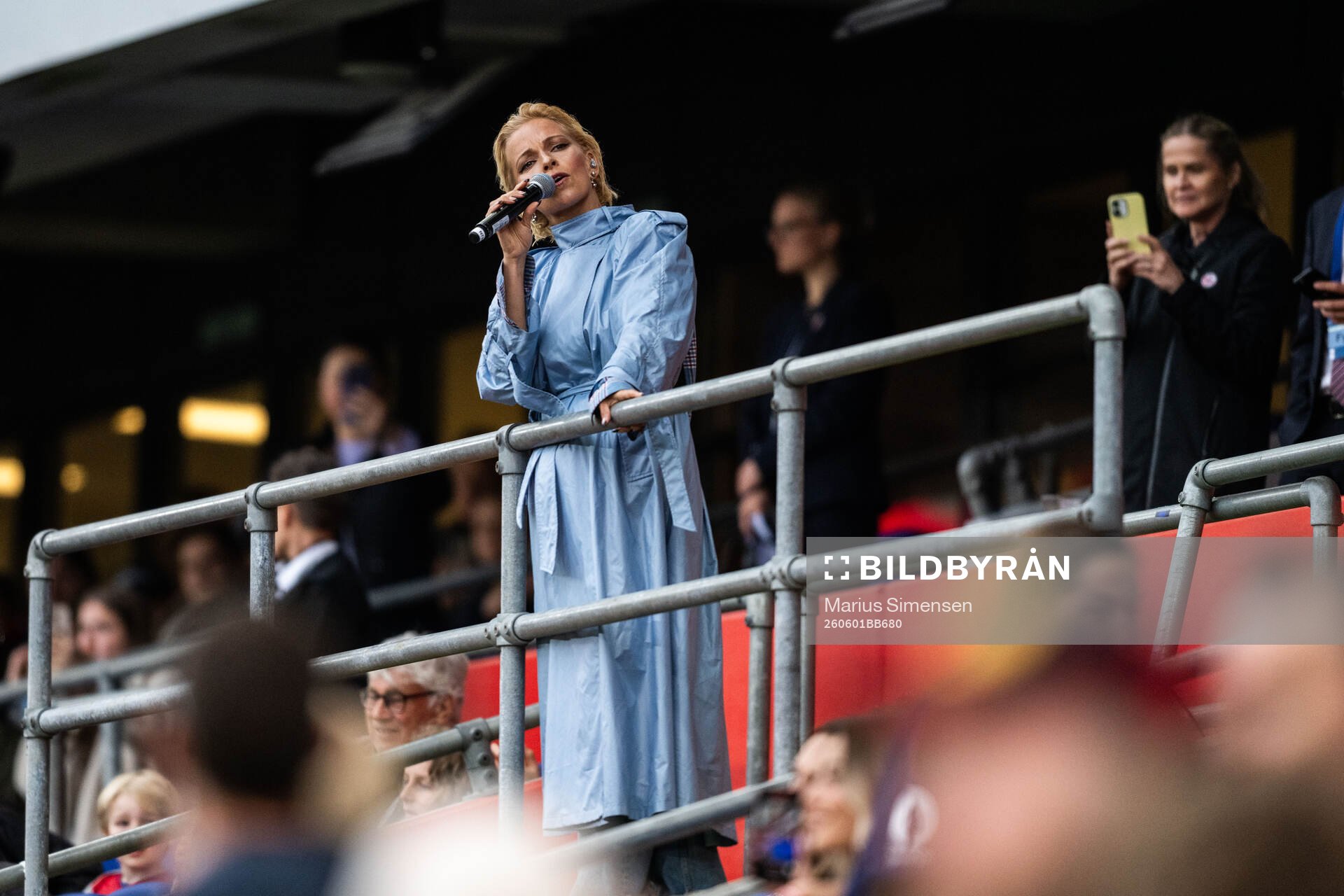 Petra Marklund performs