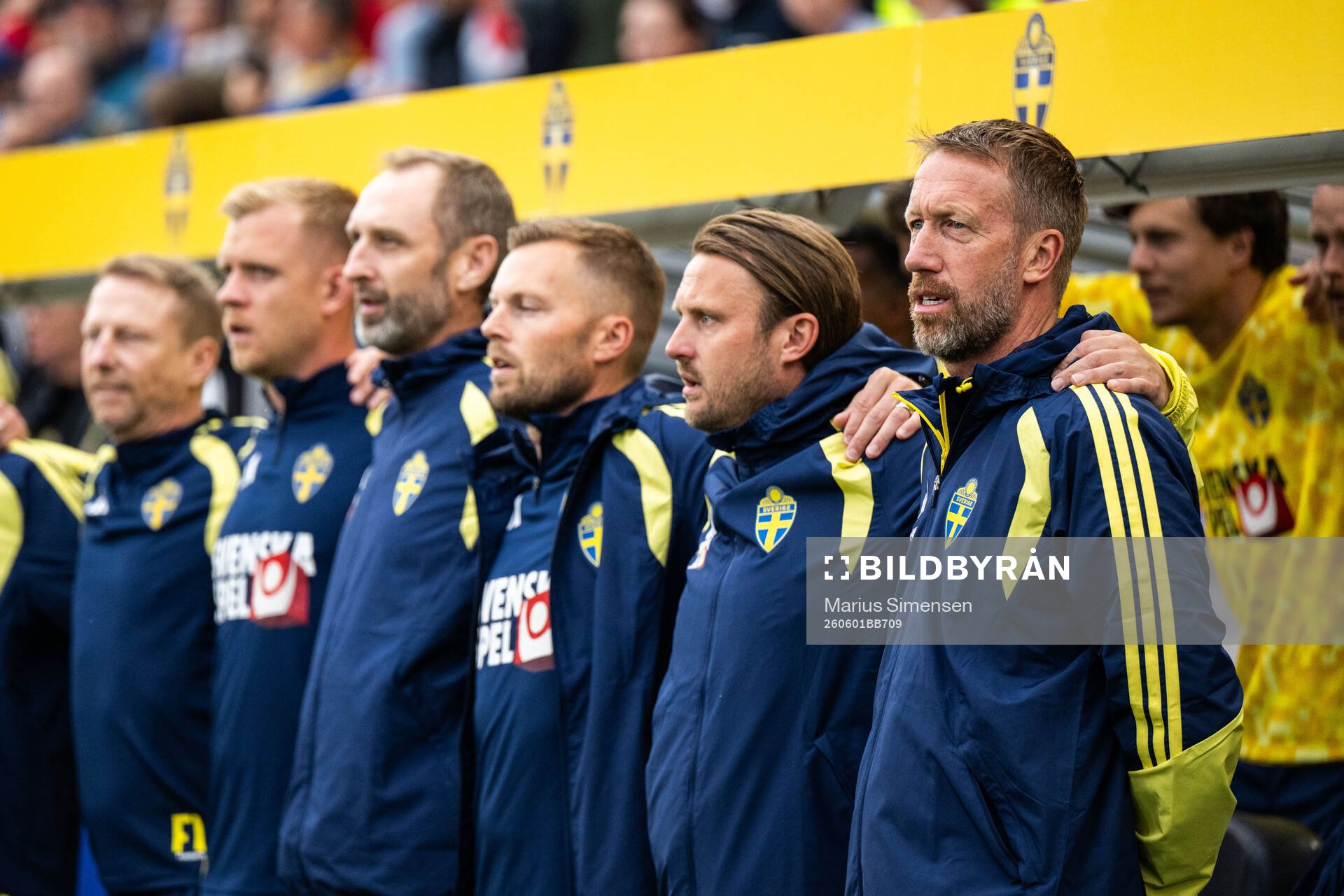 Assistant coach Andreas Georgson, assistant coach Sebastian