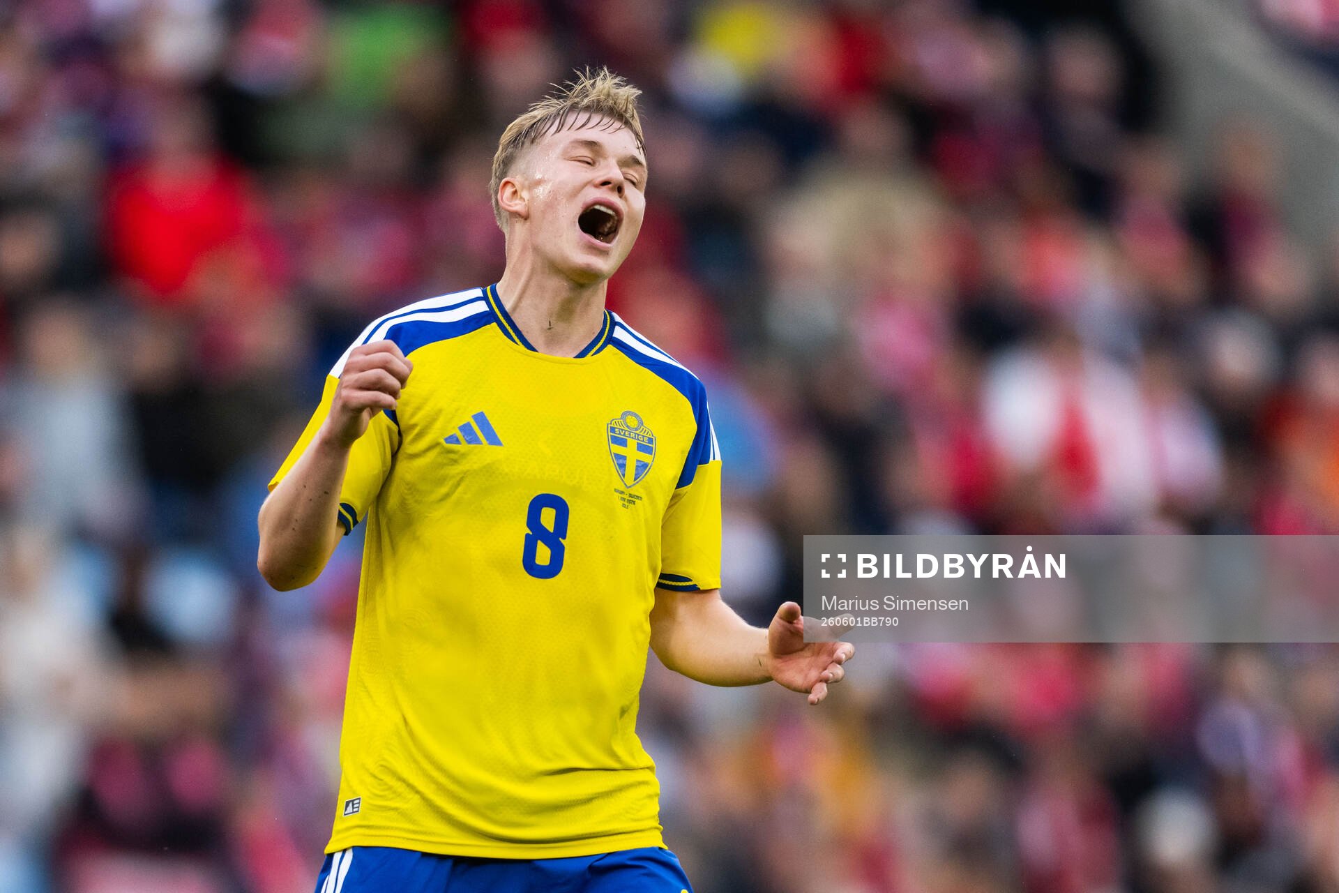 Daniel Svensson of Sweden looks dejected