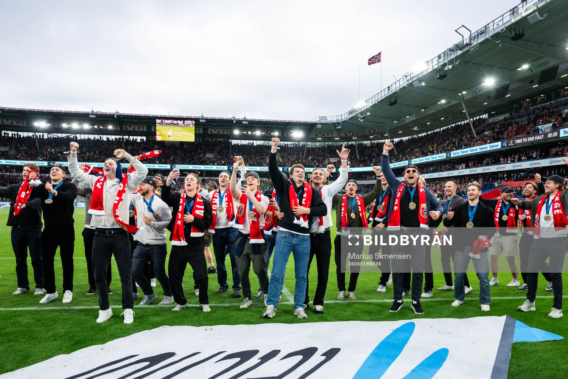 Players of the Norwegian national ice hockey team are being