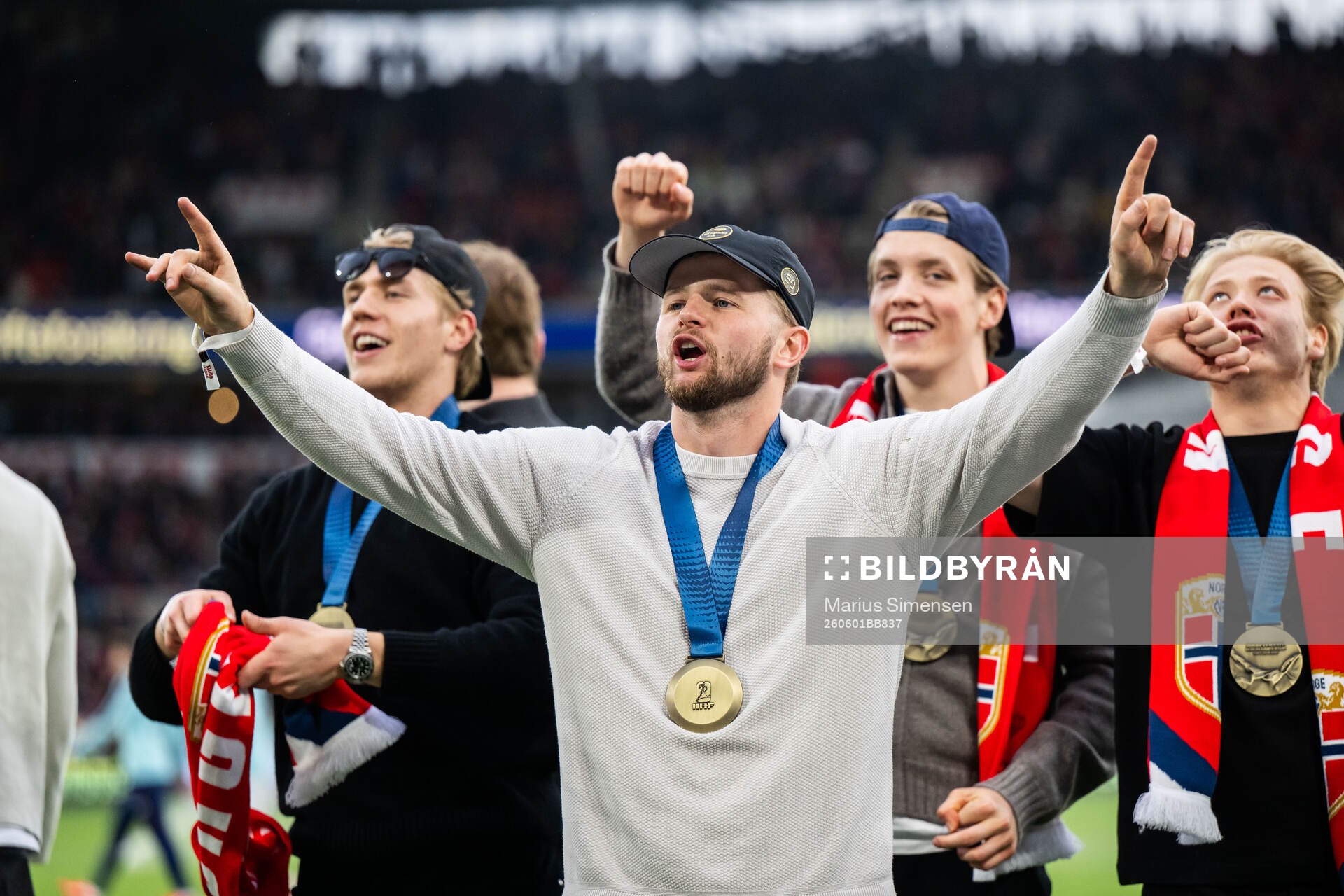 Players of the Norwegian national ice hockey team are being