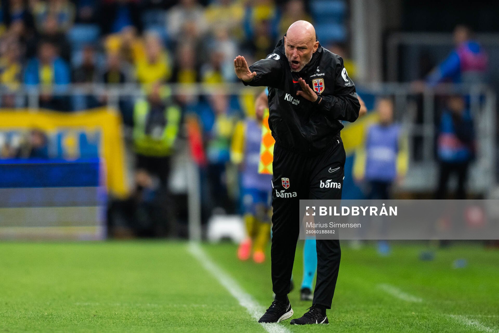 Head coach Ståle Solbakken of Norway