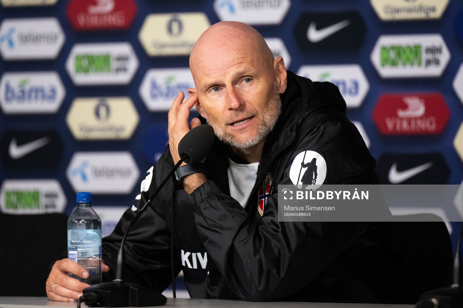 Head coach Ståle Solbakken of Norway