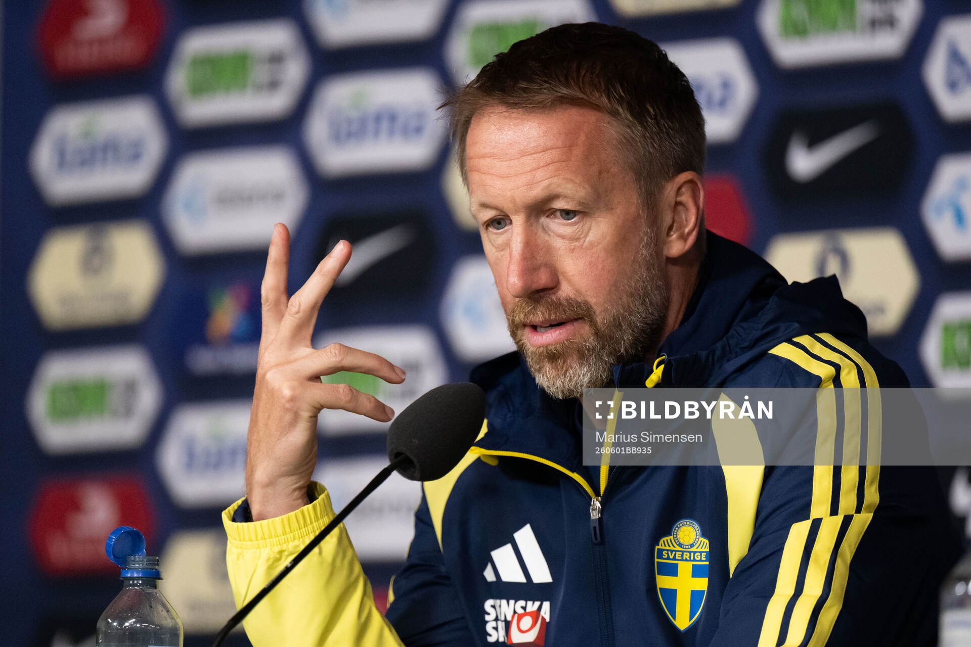 Head coach Graham Potter of Sweden