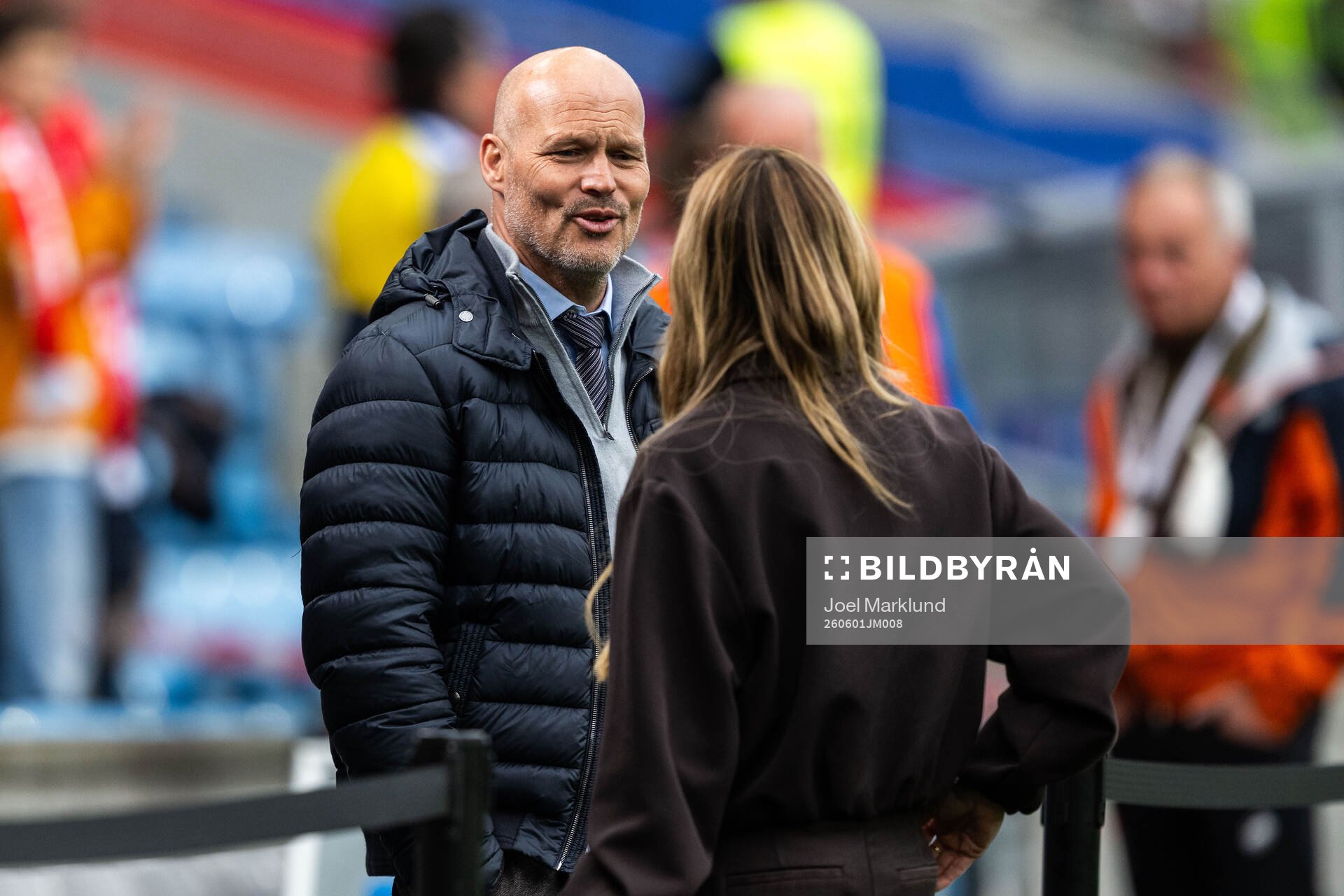 Fredrik Ljungberg and Frida Nordstrand of Viaplay