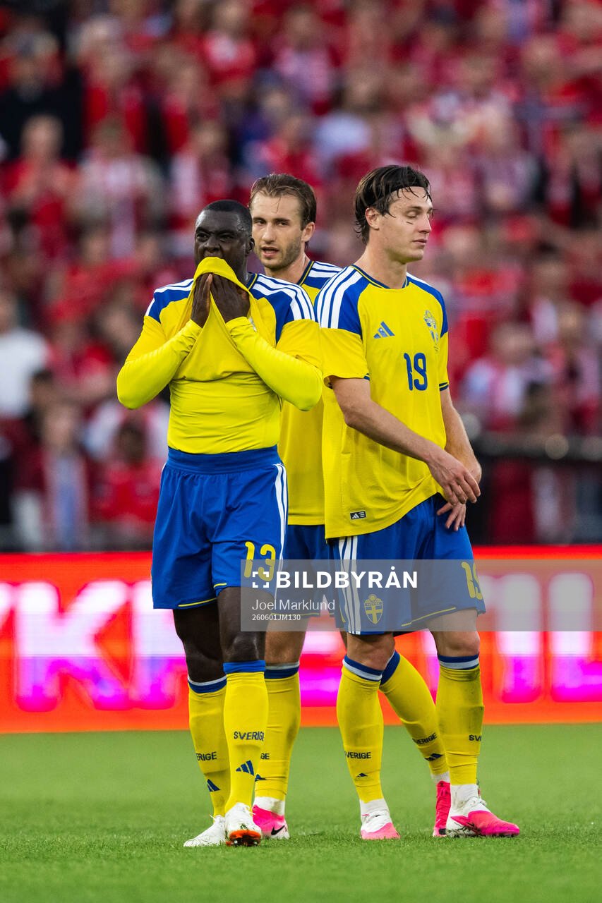 Ken Sema, Benjamin Nygren and Mattias Svanberg of Sweden