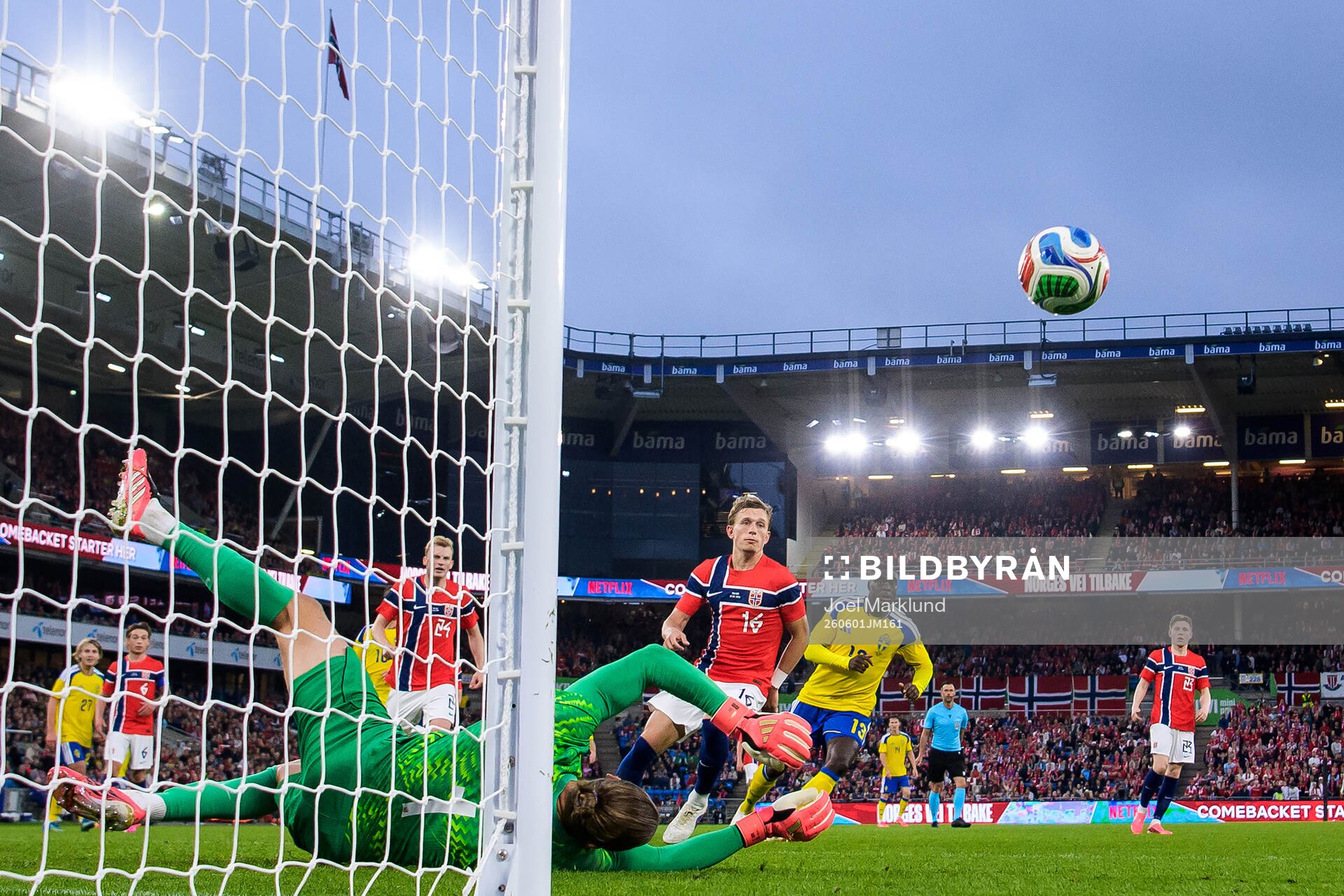 Goalkeeper Ørjan Nyland, Sondre Langås and Marcus