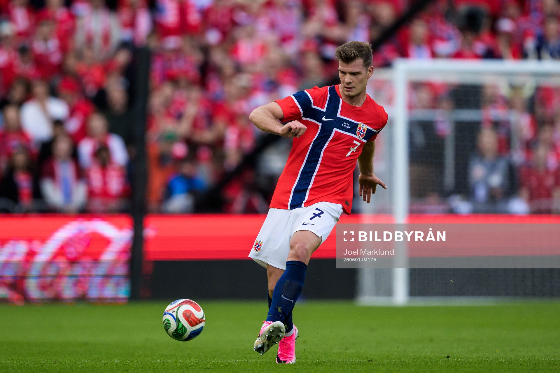 Alexander Sørloth of Norway