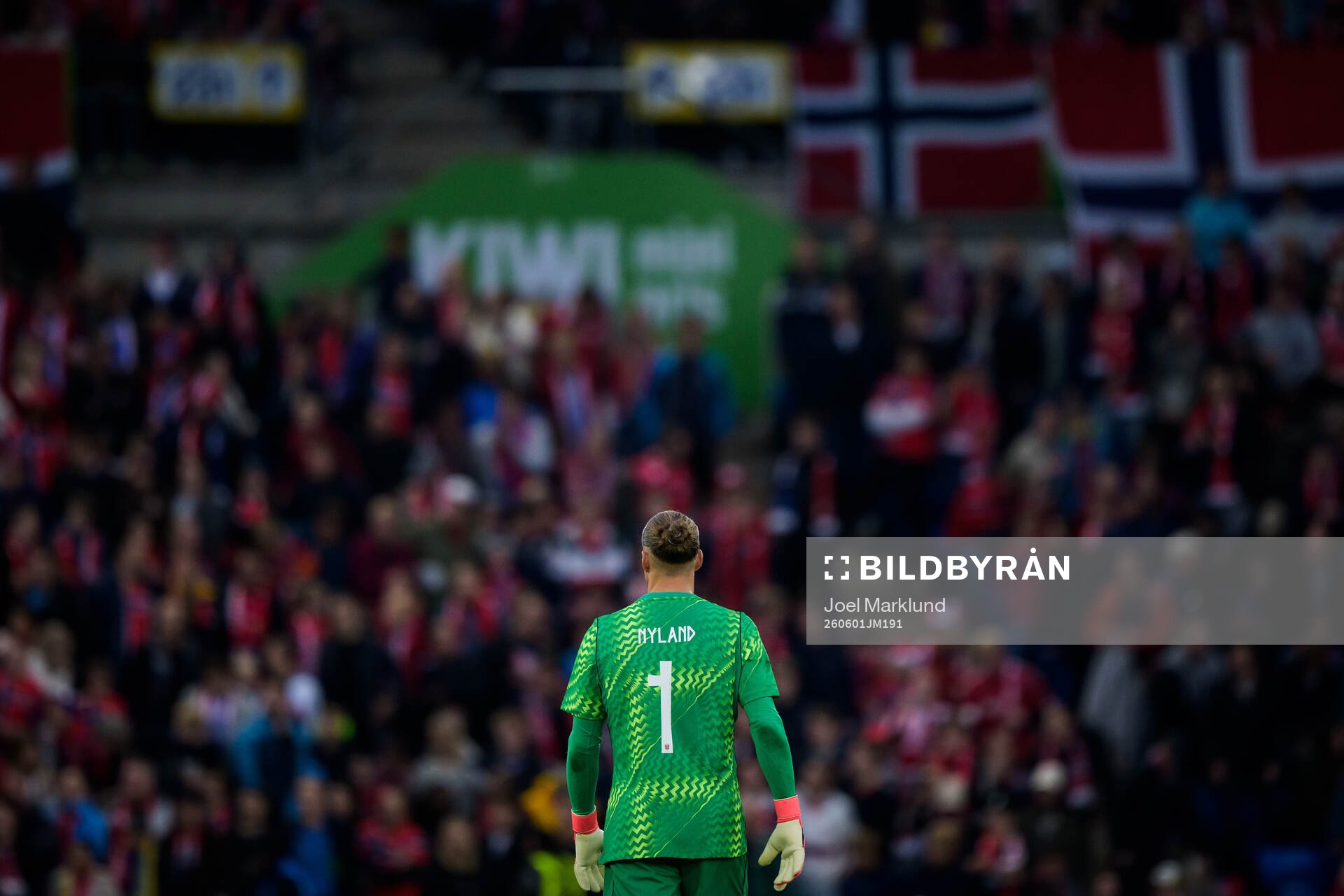 Goalkeeper Ørjan Nyland of Norway