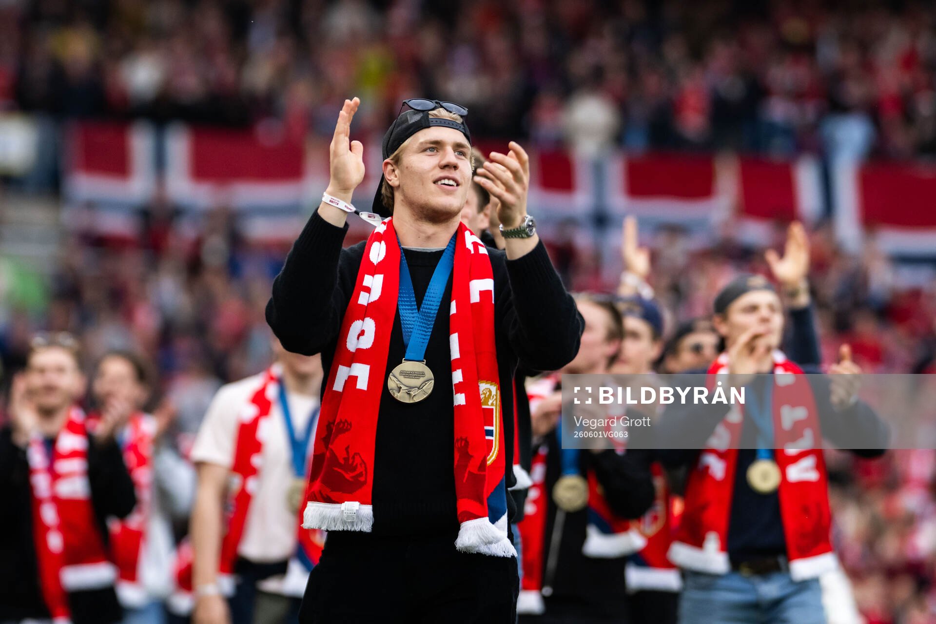 Players of the Norwegian national ice hockey team are being
