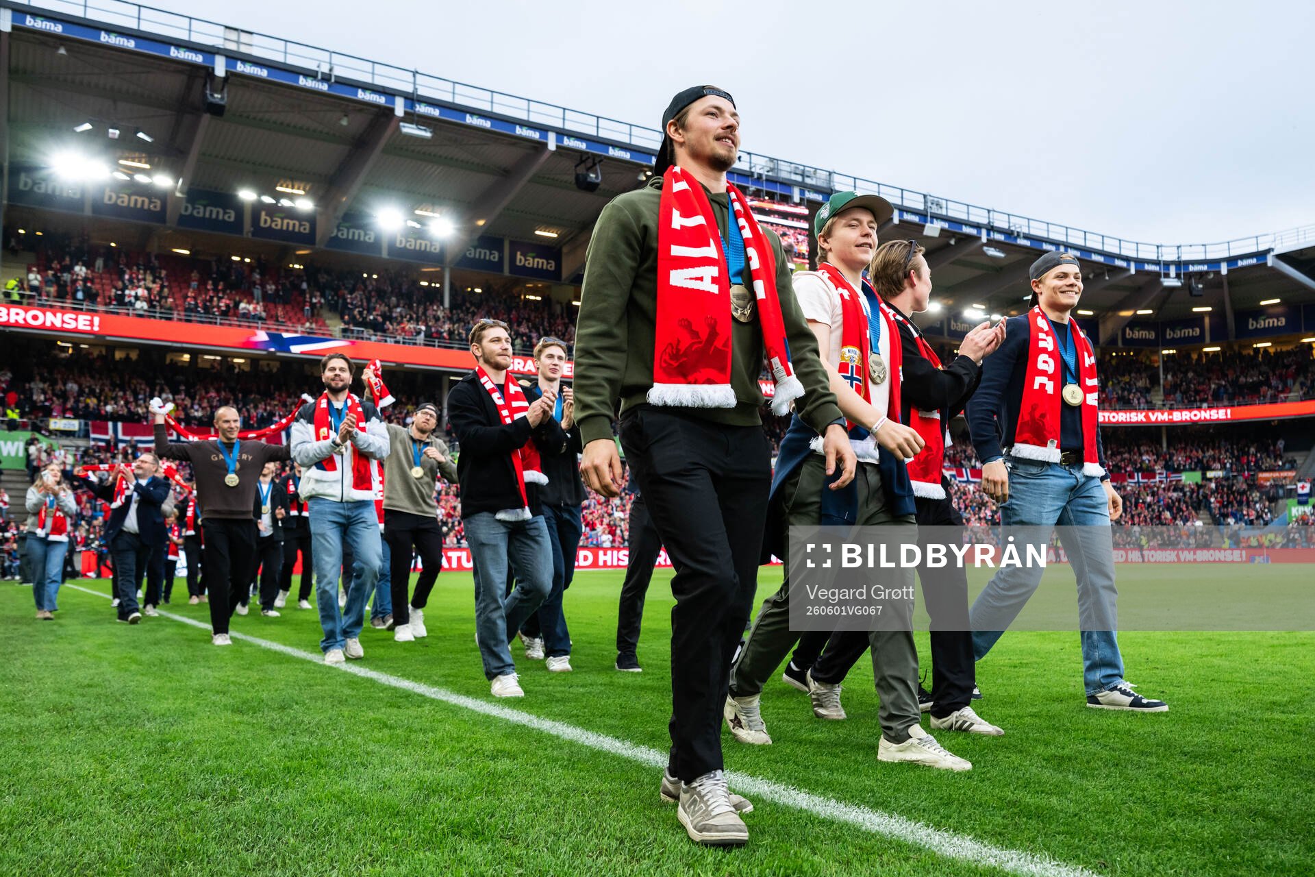 Players of the Norwegian national ice hockey team are being