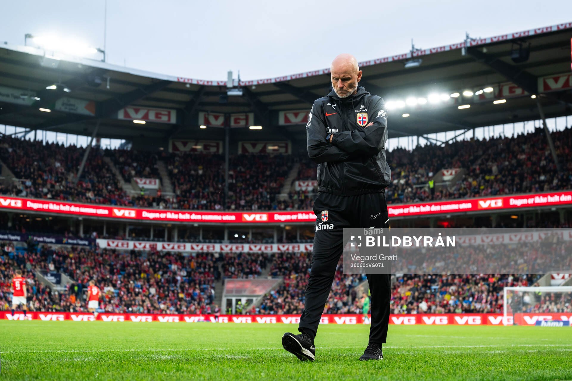 Head coach Ståle Solbakken of Norway