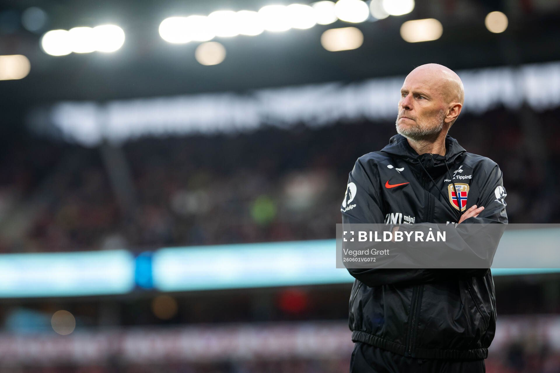 Head coach Ståle Solbakken of Norway