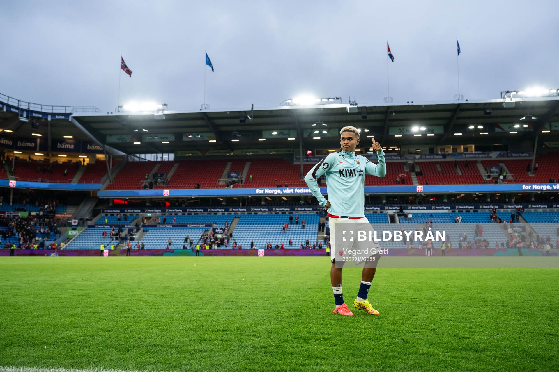 Antonio Nusa of Norway