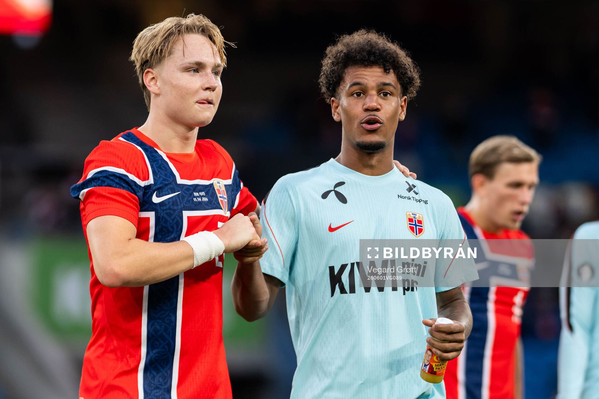 Andreas Schjelderup and Oscar Bobb of Norway