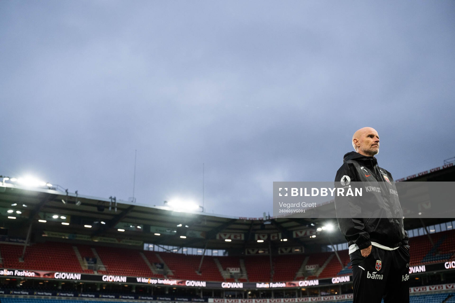 Head coach Ståle Solbakken of Norway