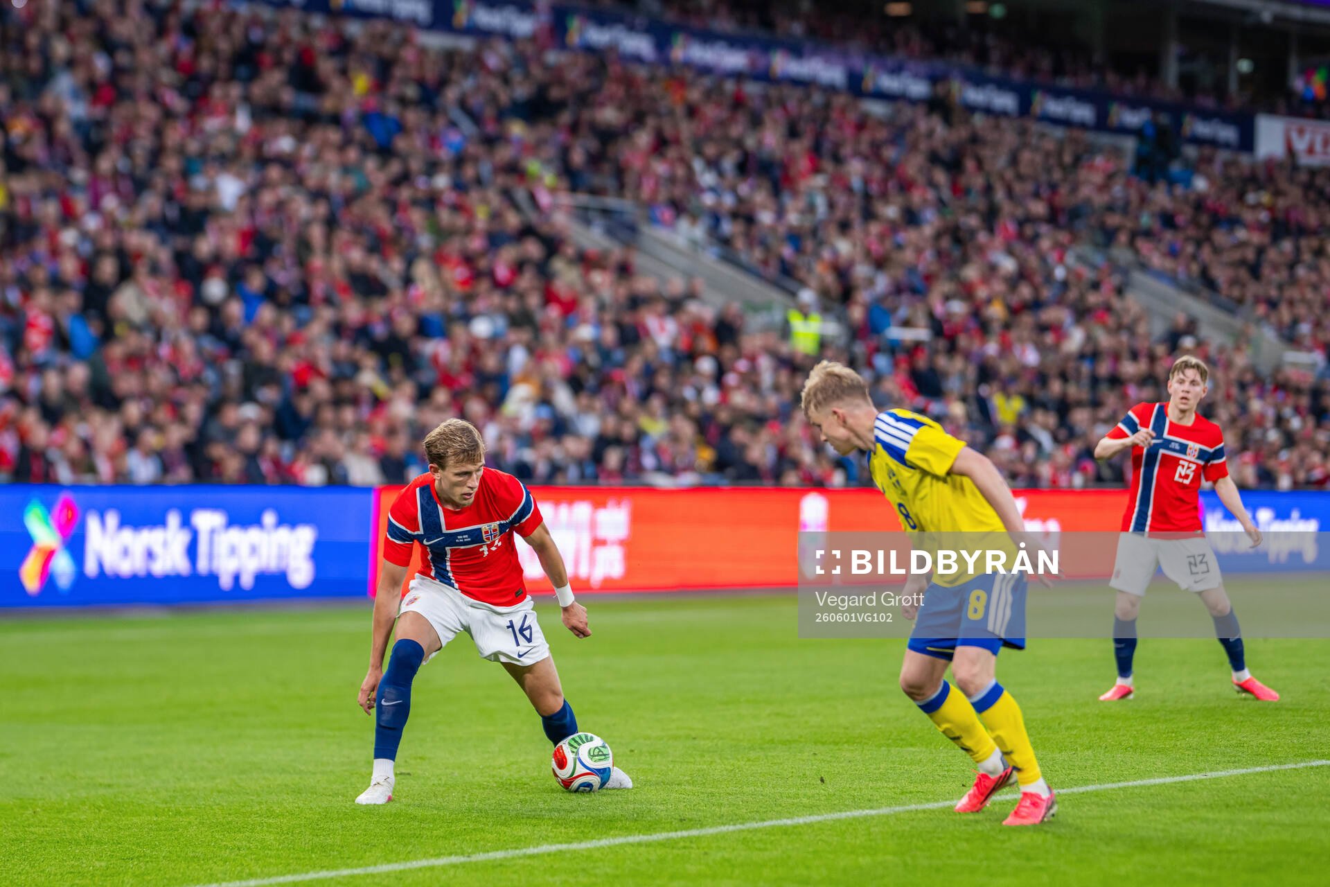 Marcus Holmgren Pedersen of Norway and Daniel Svensson of