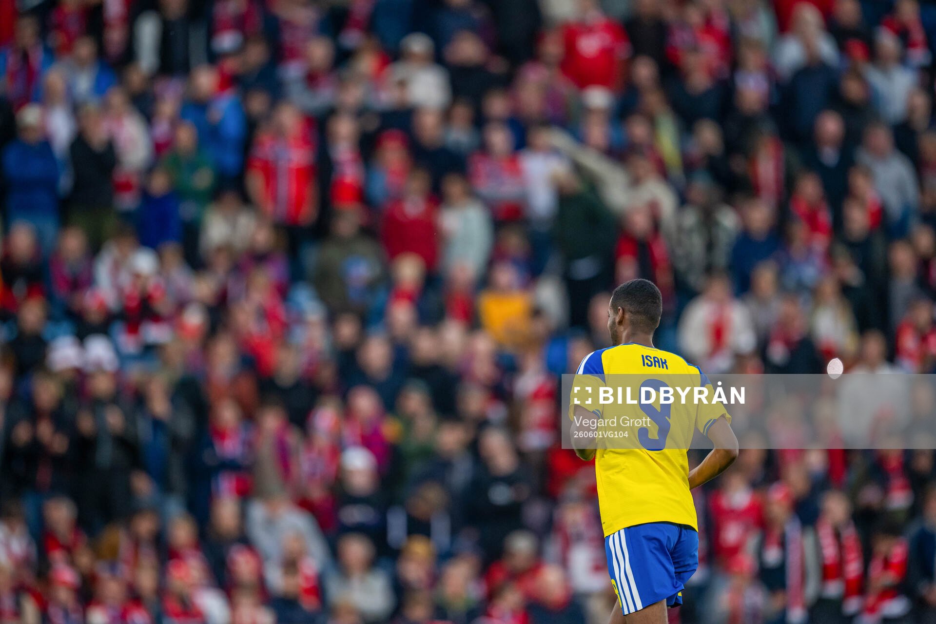 Alexander Isak of Sweden