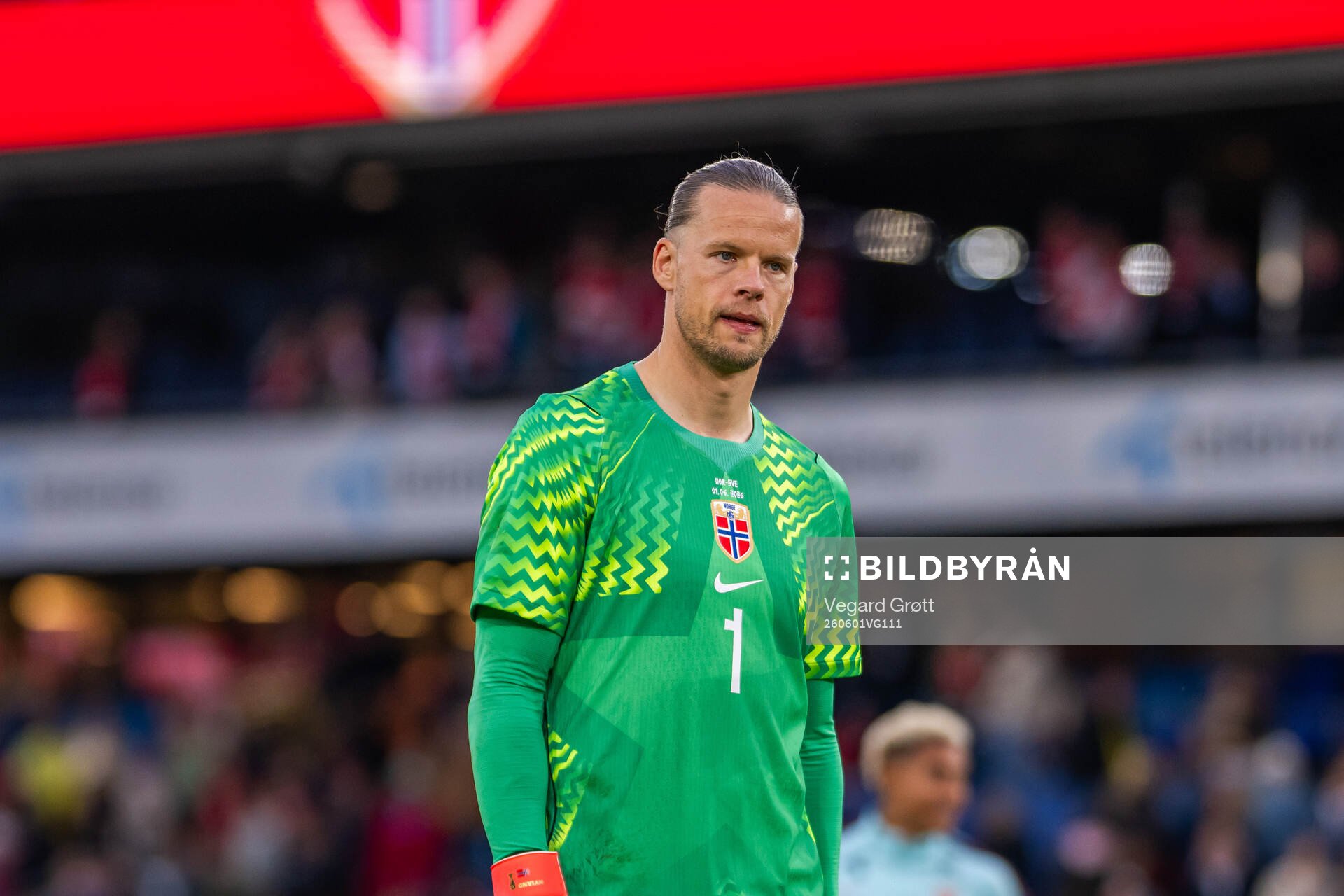 Goalkeeper Ørjan Nyland of Norway