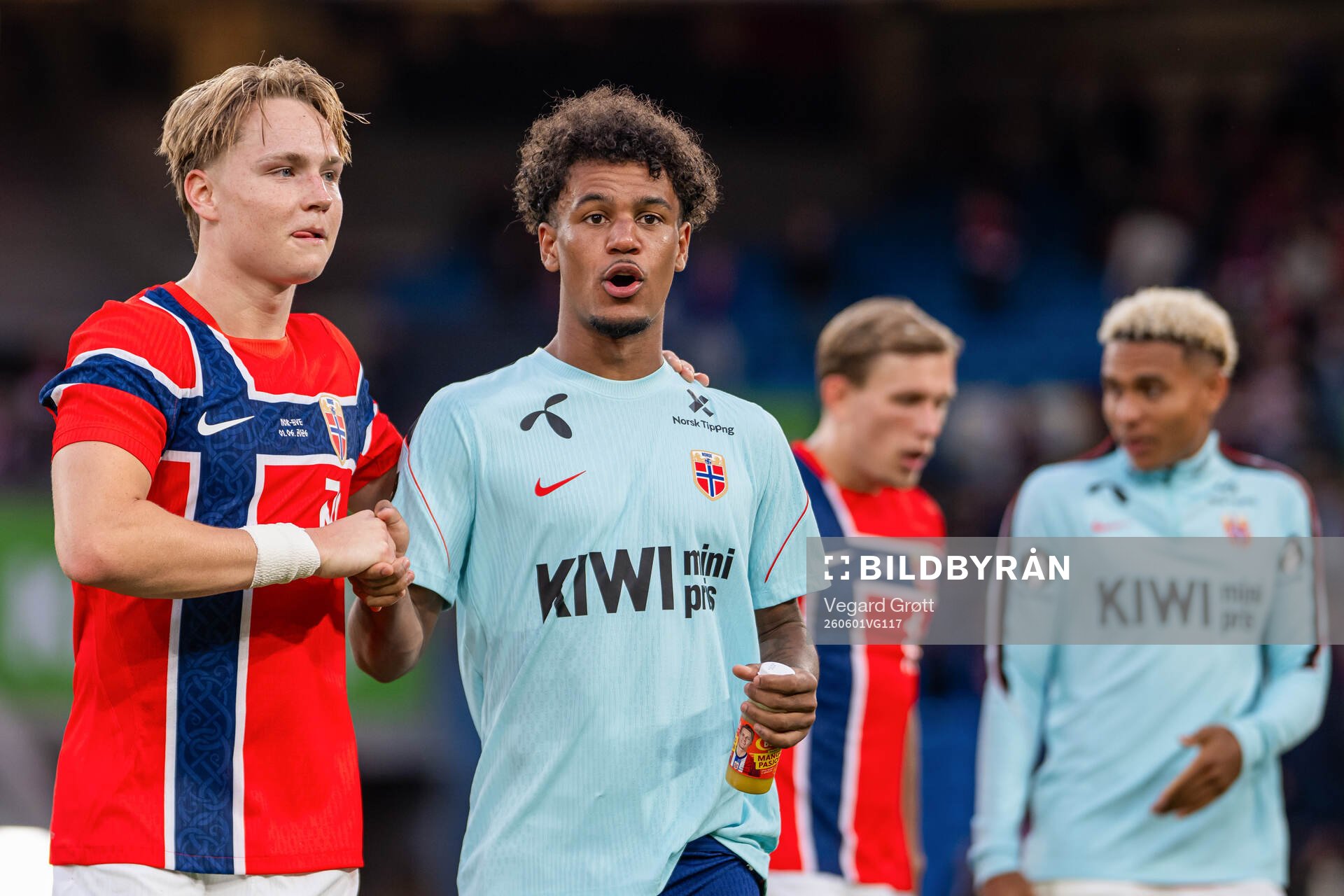 Andreas Schjelderup and Oscar Bobb of Norway