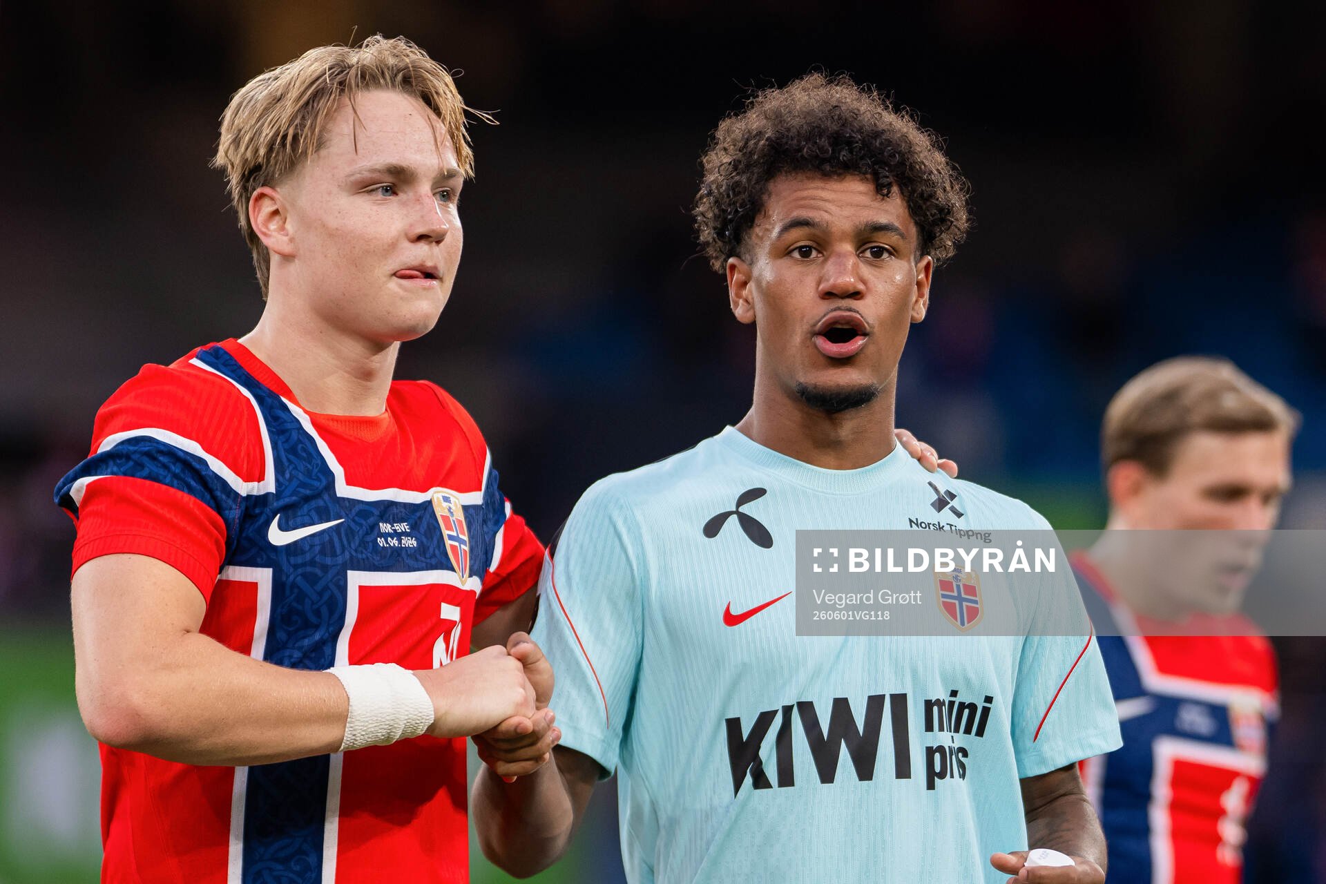 Andreas Schjelderup and Oscar Bobb of Norway