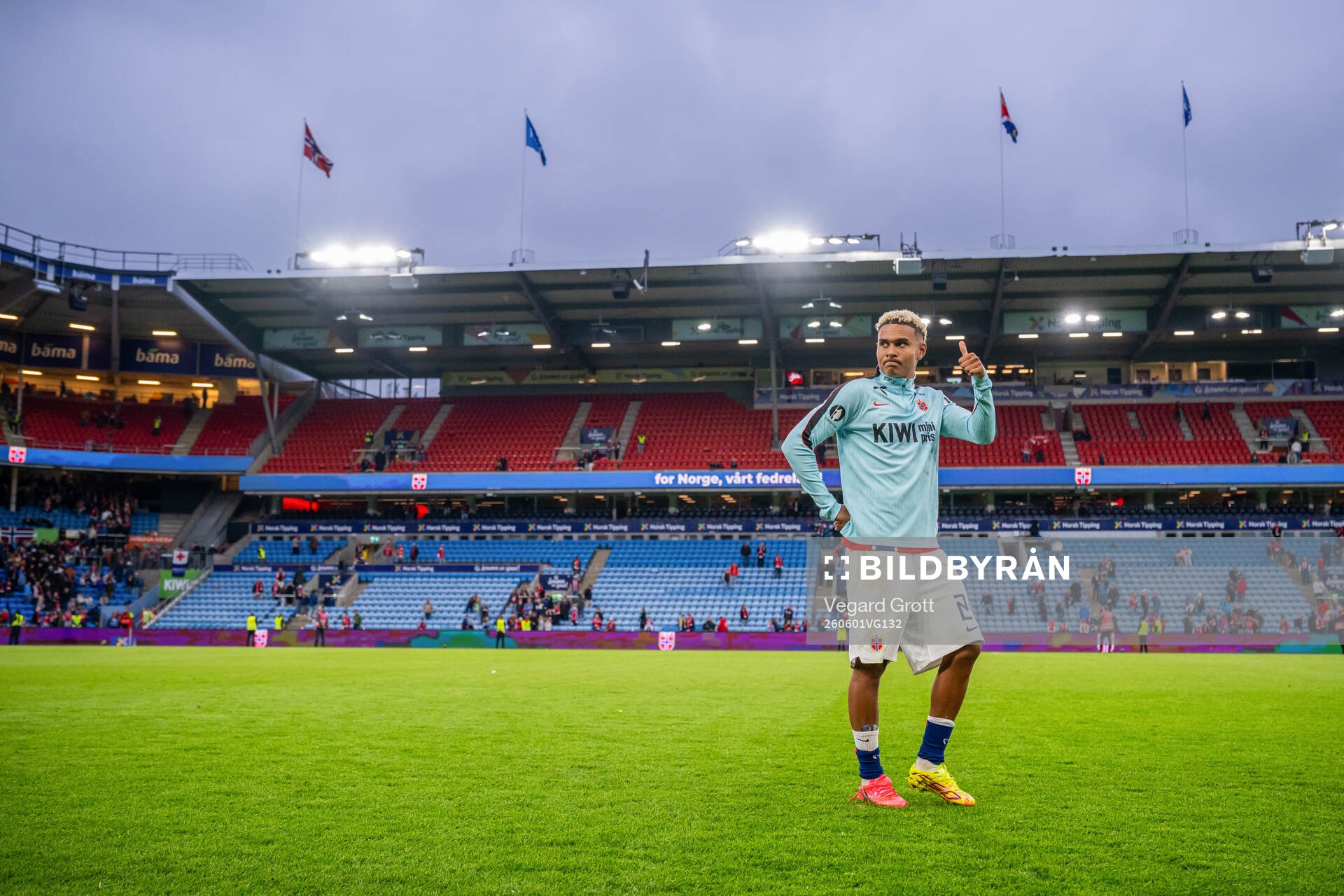 Antonio Nusa of Norway
