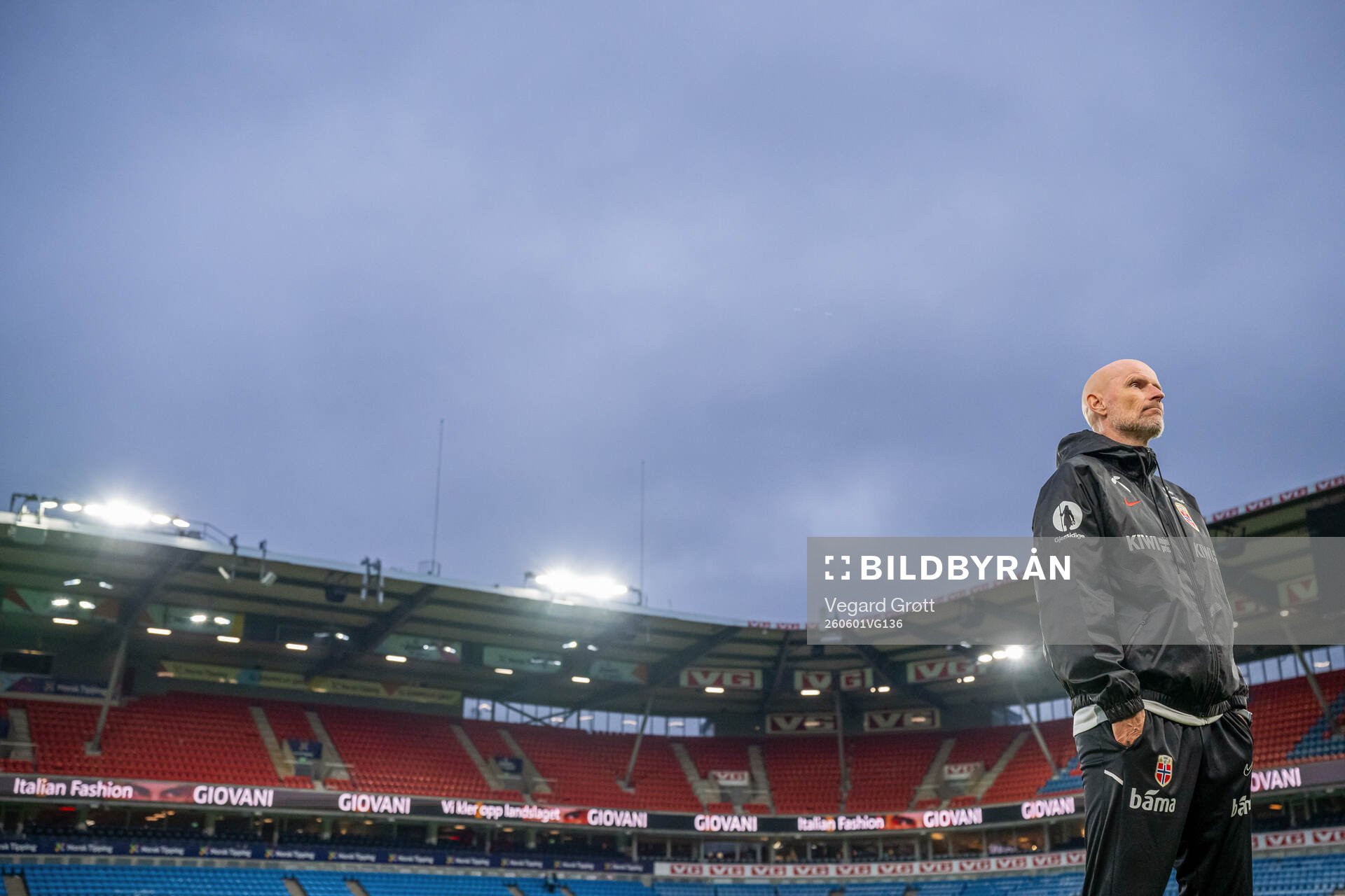 Head coach Ståle Solbakken of Norway