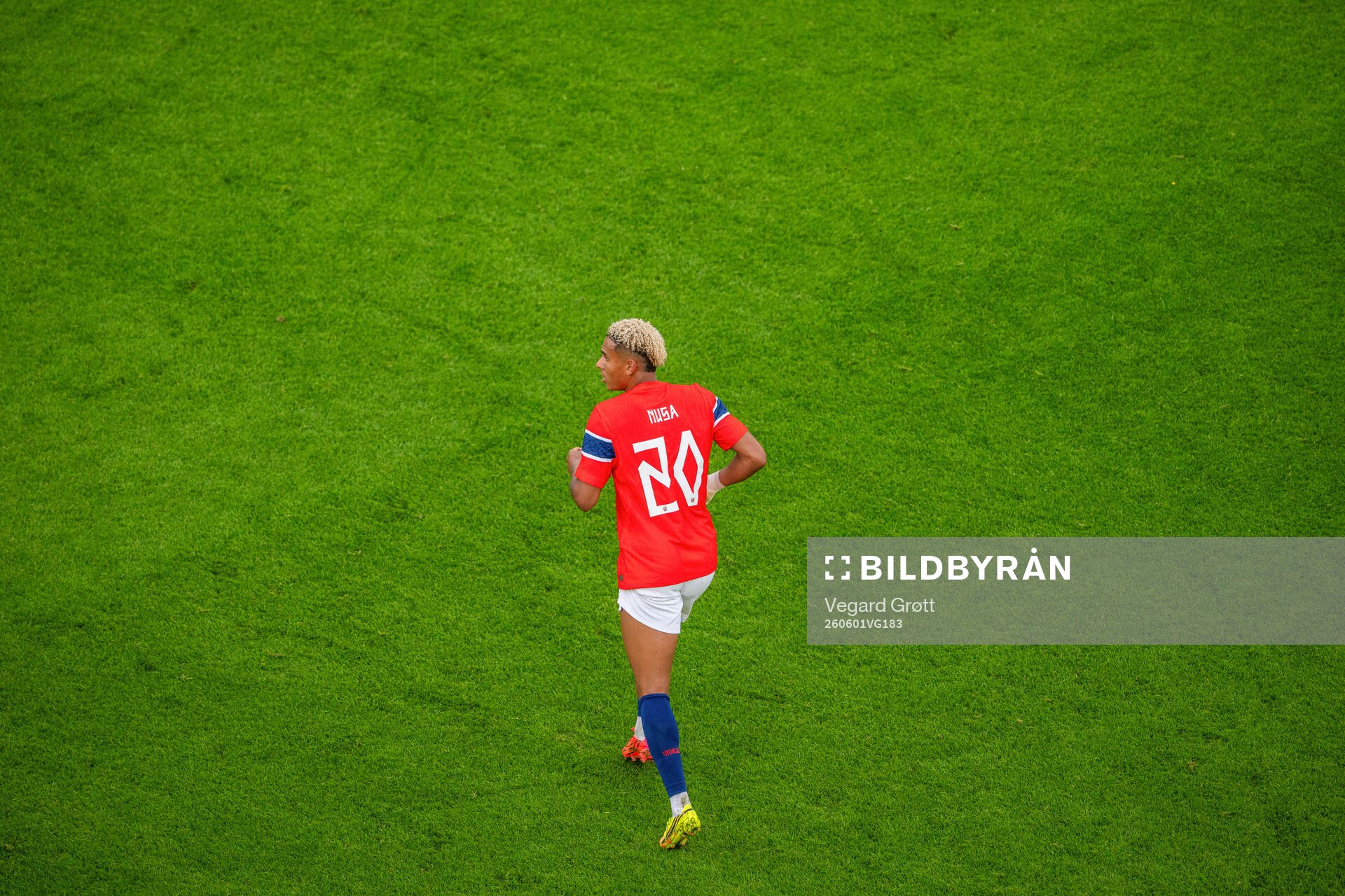 Antonio Nusa of Norway