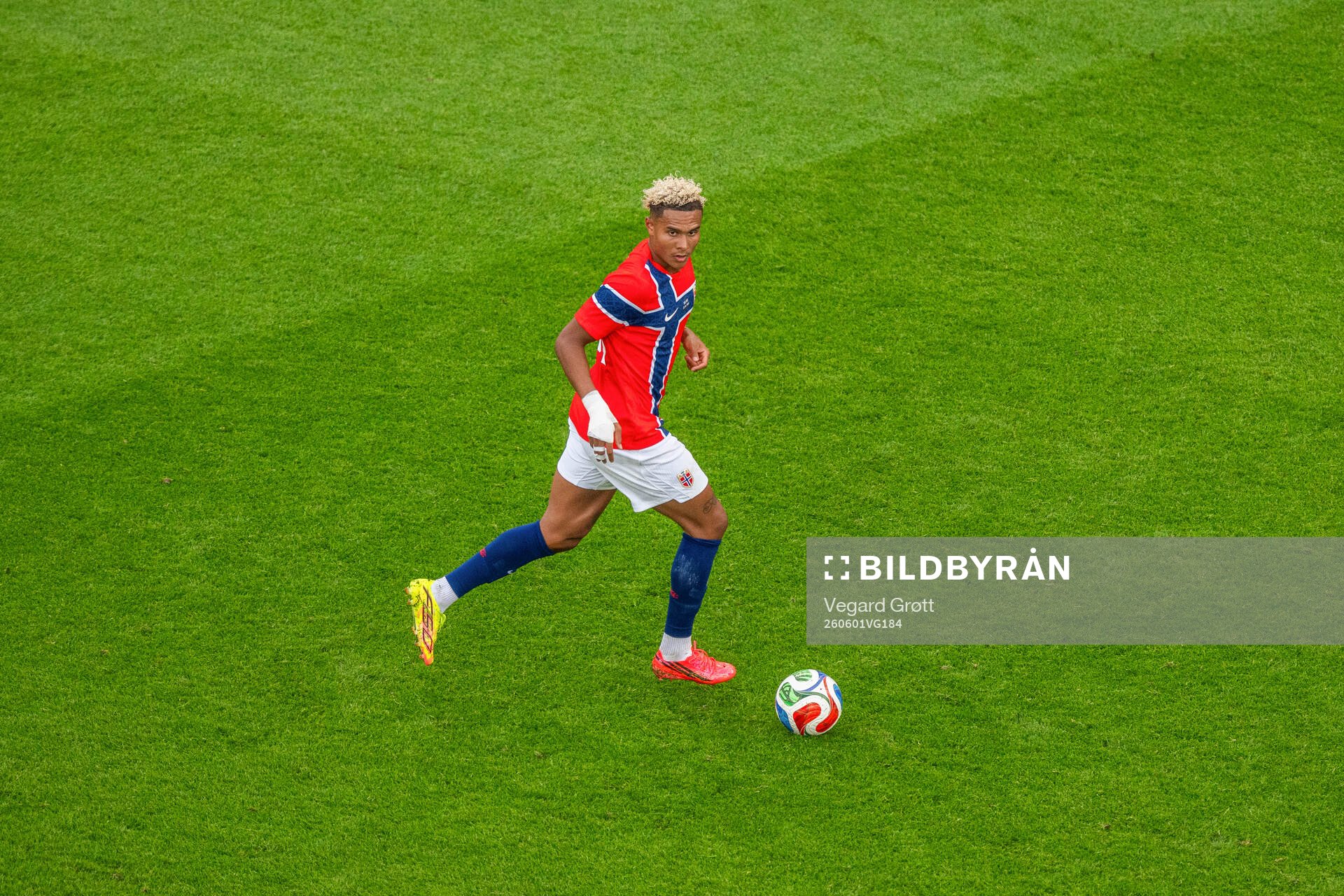Antonio Nusa of Norway