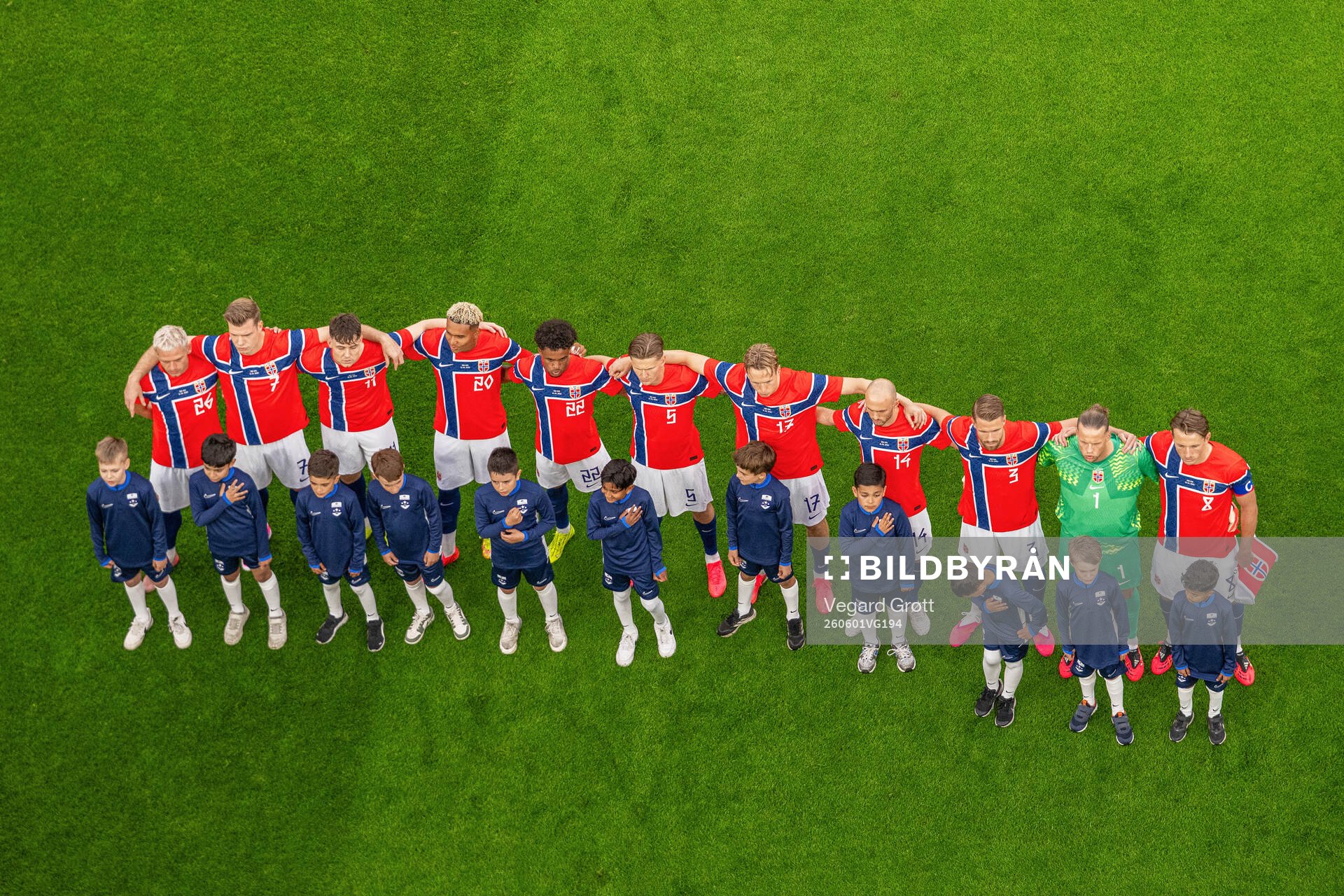 Julian Ryerson, Alexander Sørloth, Jørgen Strand Larsen,