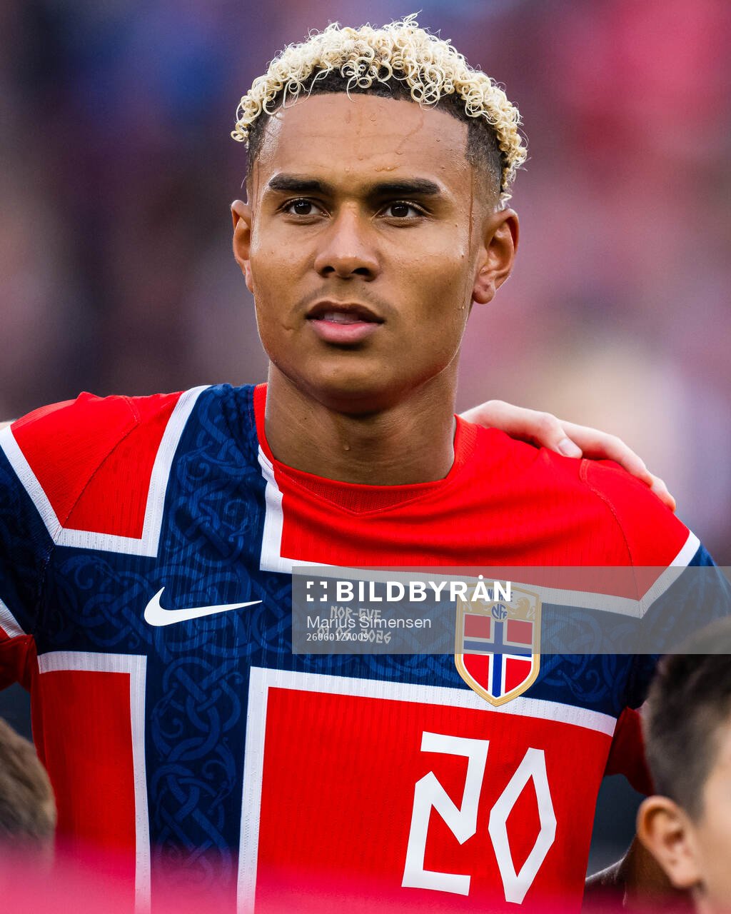 Antonio Nusa of Norway