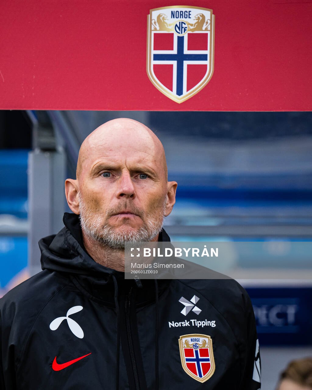 Head coach Ståle Solbakken of Norway