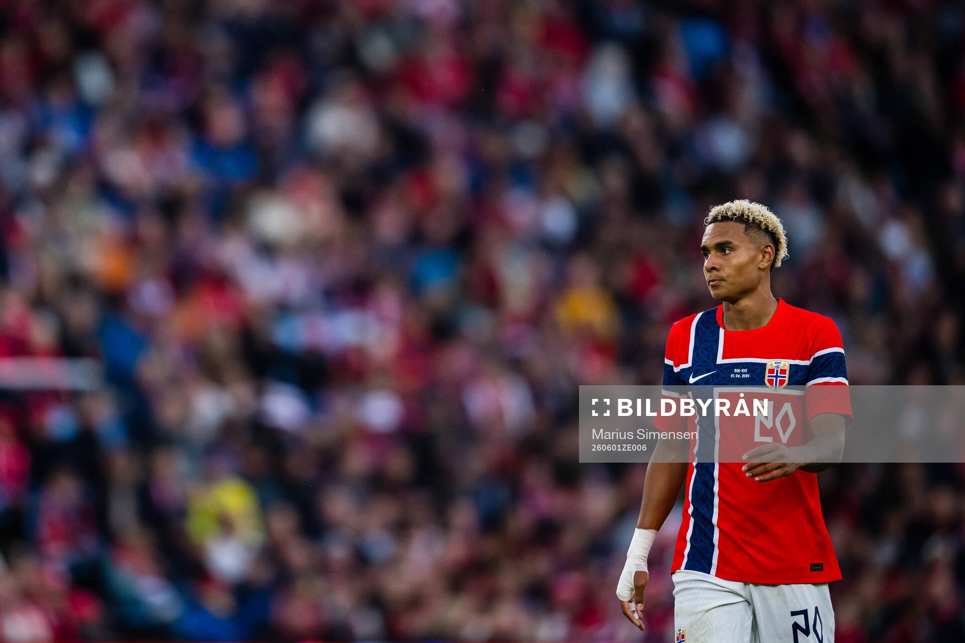 Antonio Nusa of Norway