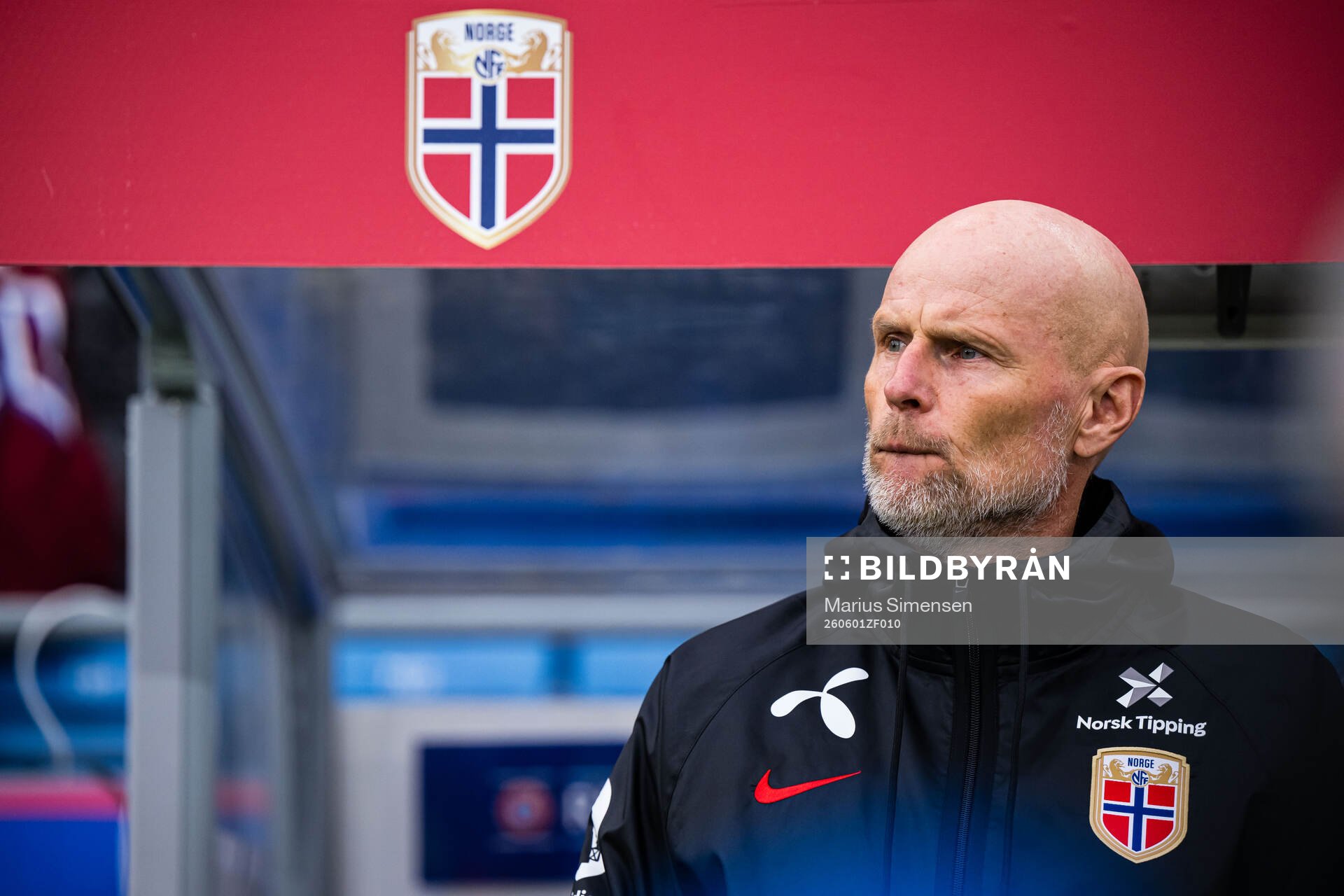 Head coach Ståle Solbakken of Norway