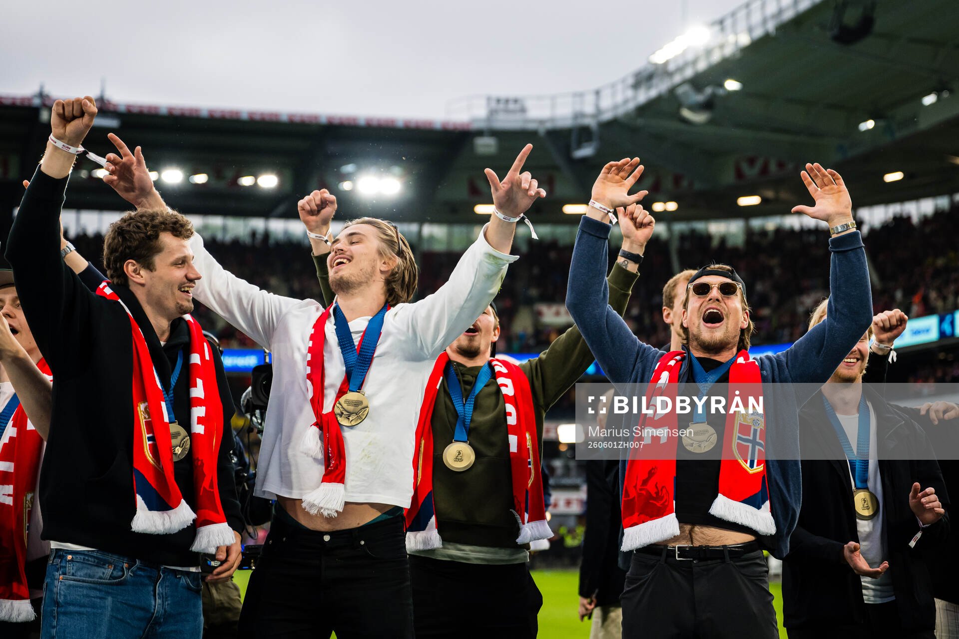 Players of the Norwegian national ice hockey team are being