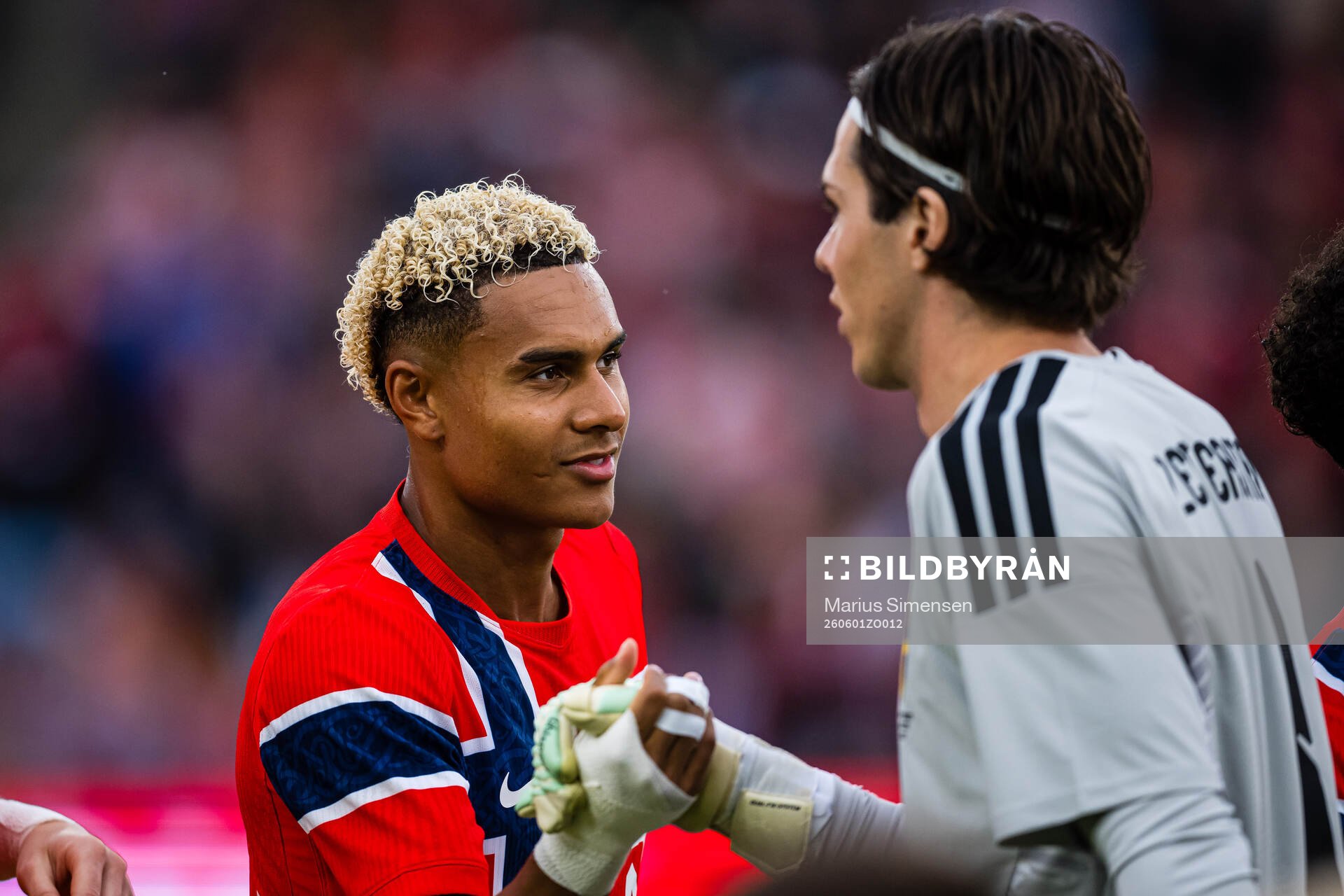 Antonio Nusa of Norway