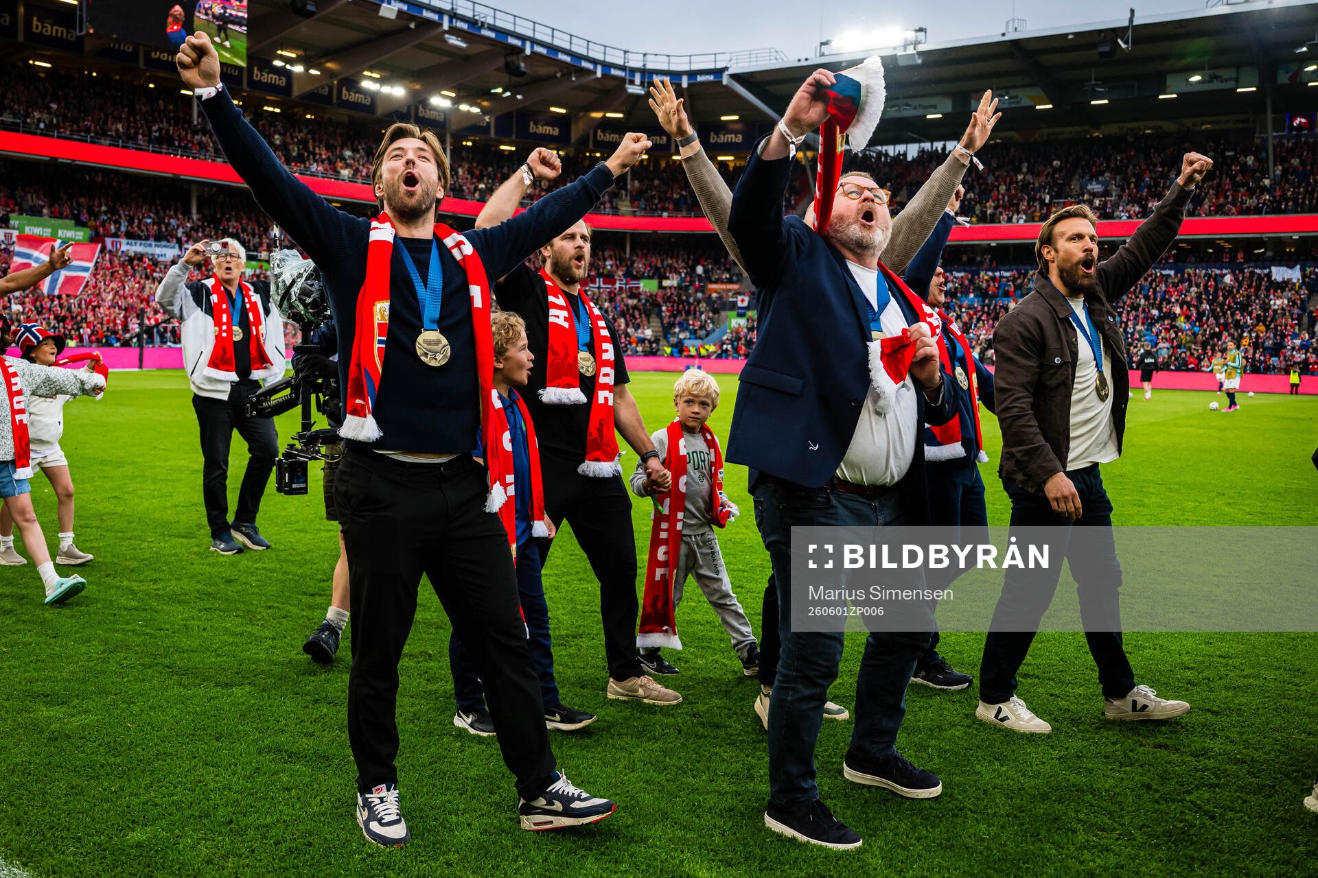 Players of the Norwegian national ice hockey team are being