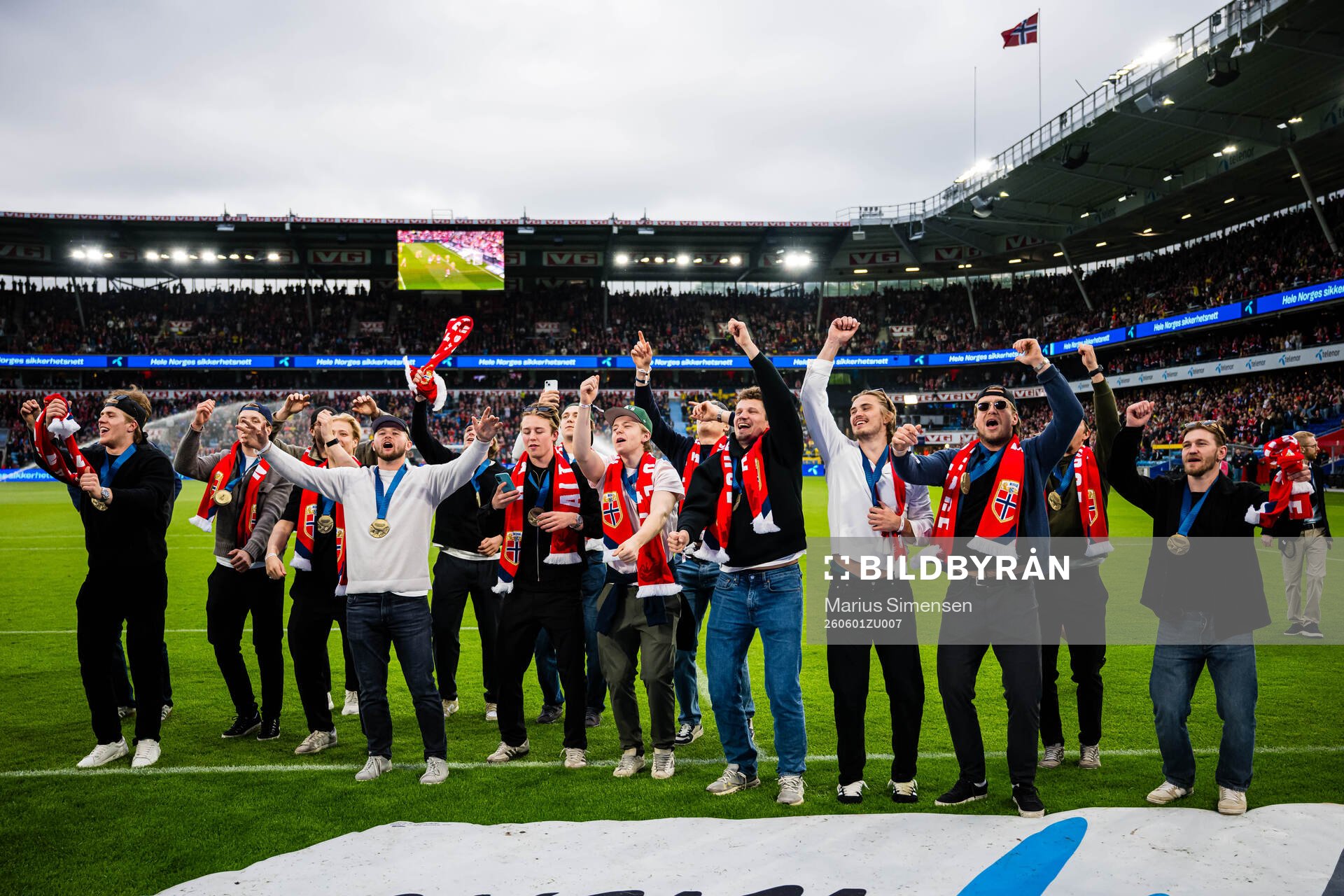 Players of the Norwegian national ice hockey team are being