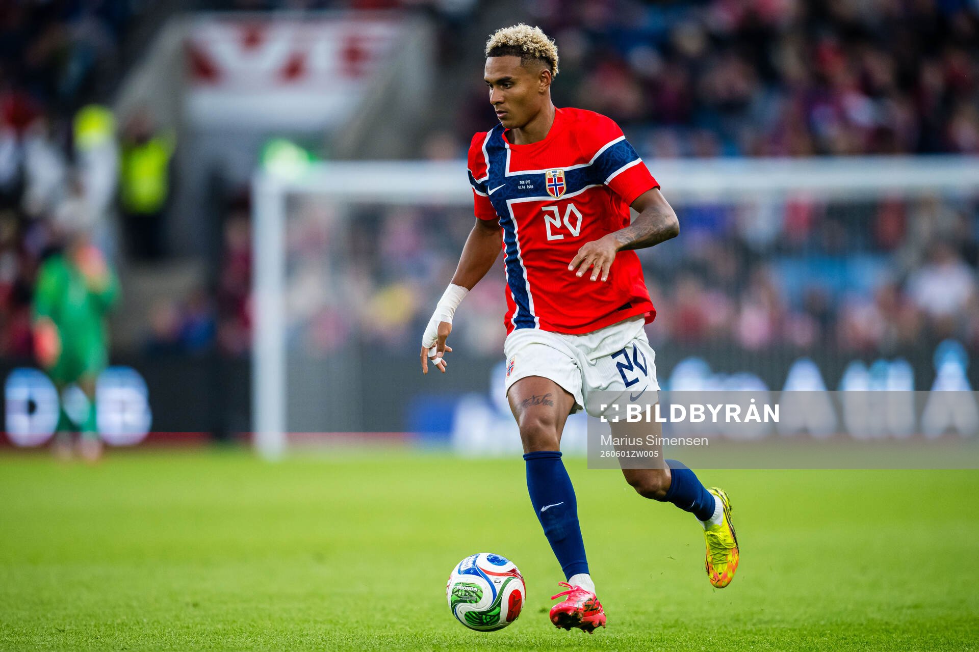 Antonio Nusa of Norway