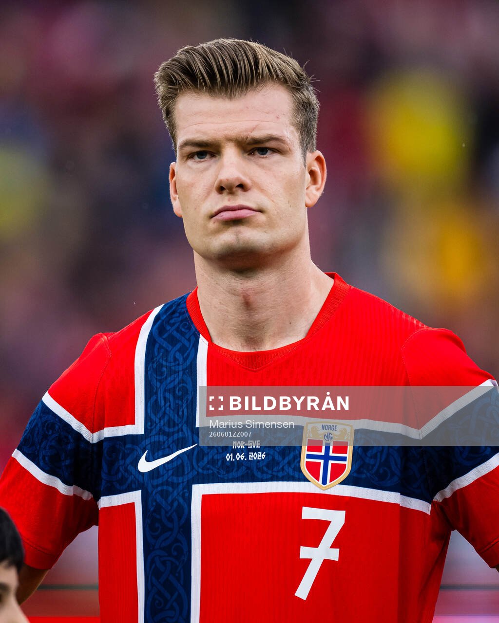 Alexander Sørloth of Norway