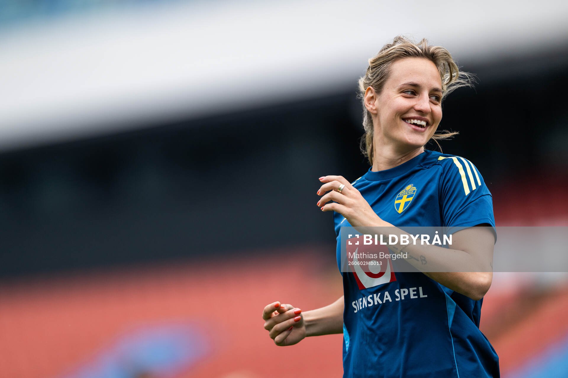 Nathalie Björn of the Swedish women's national football