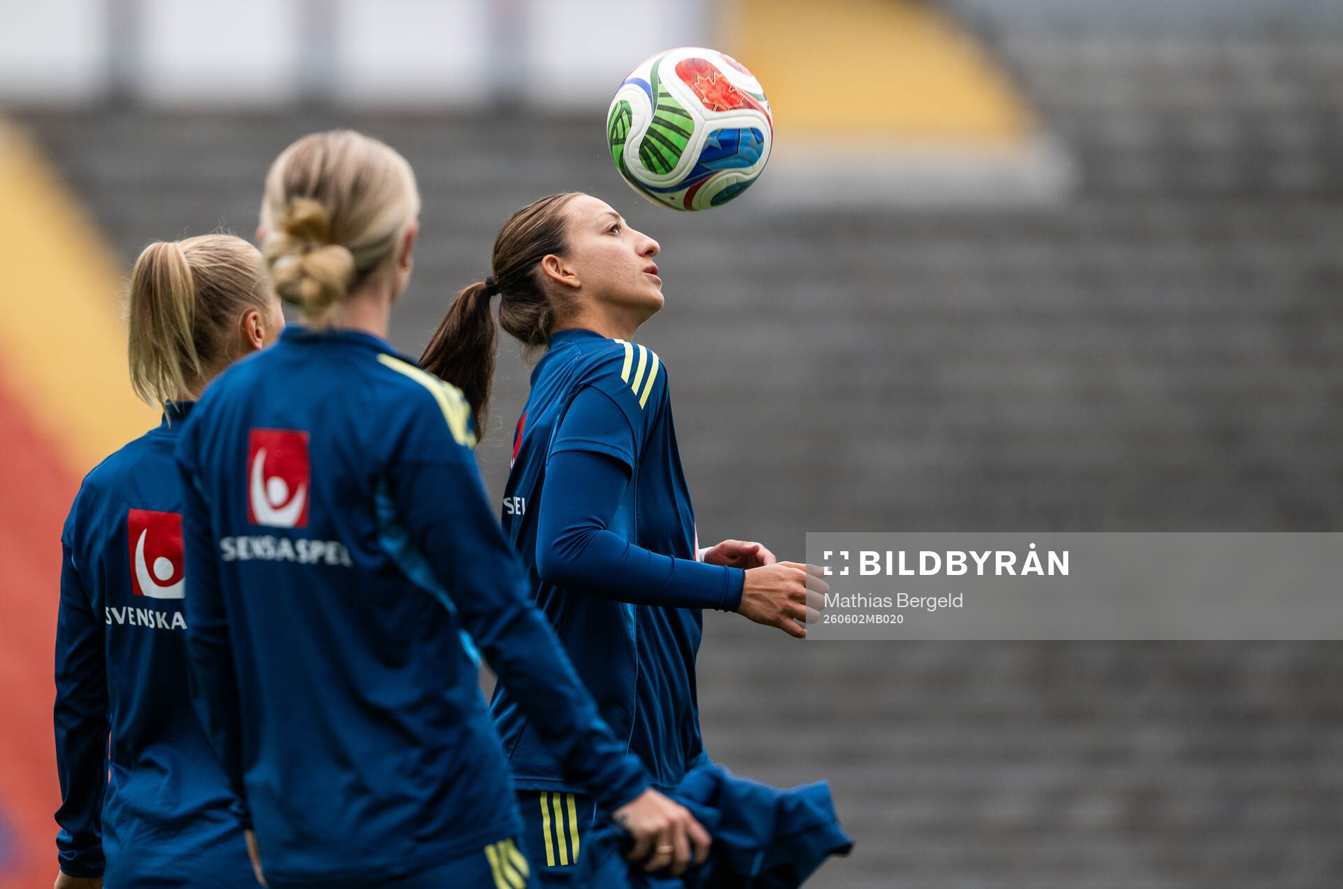 Rosa Kafaji of the Swedish women's national football team