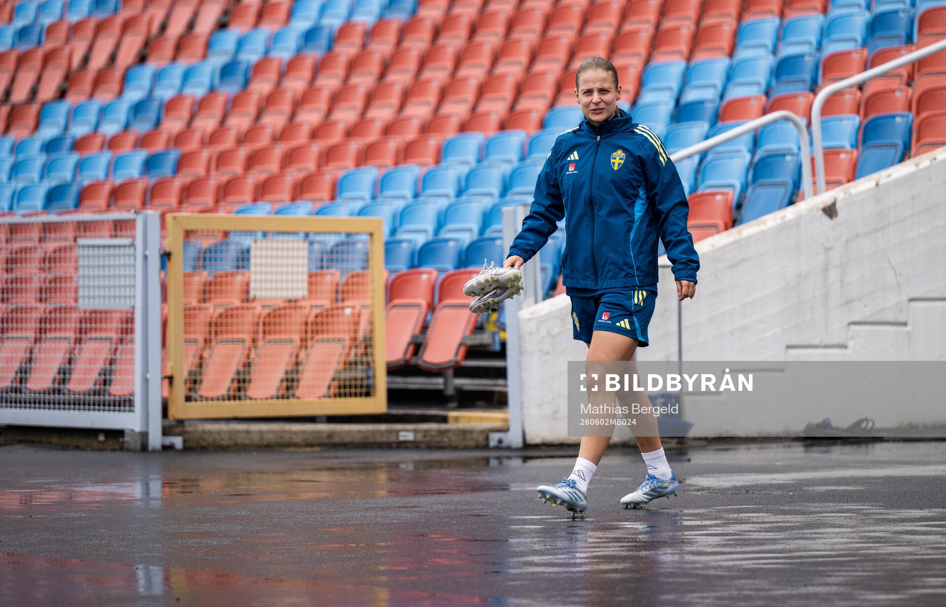 Anna Anvegård of the Swedish women's national football team