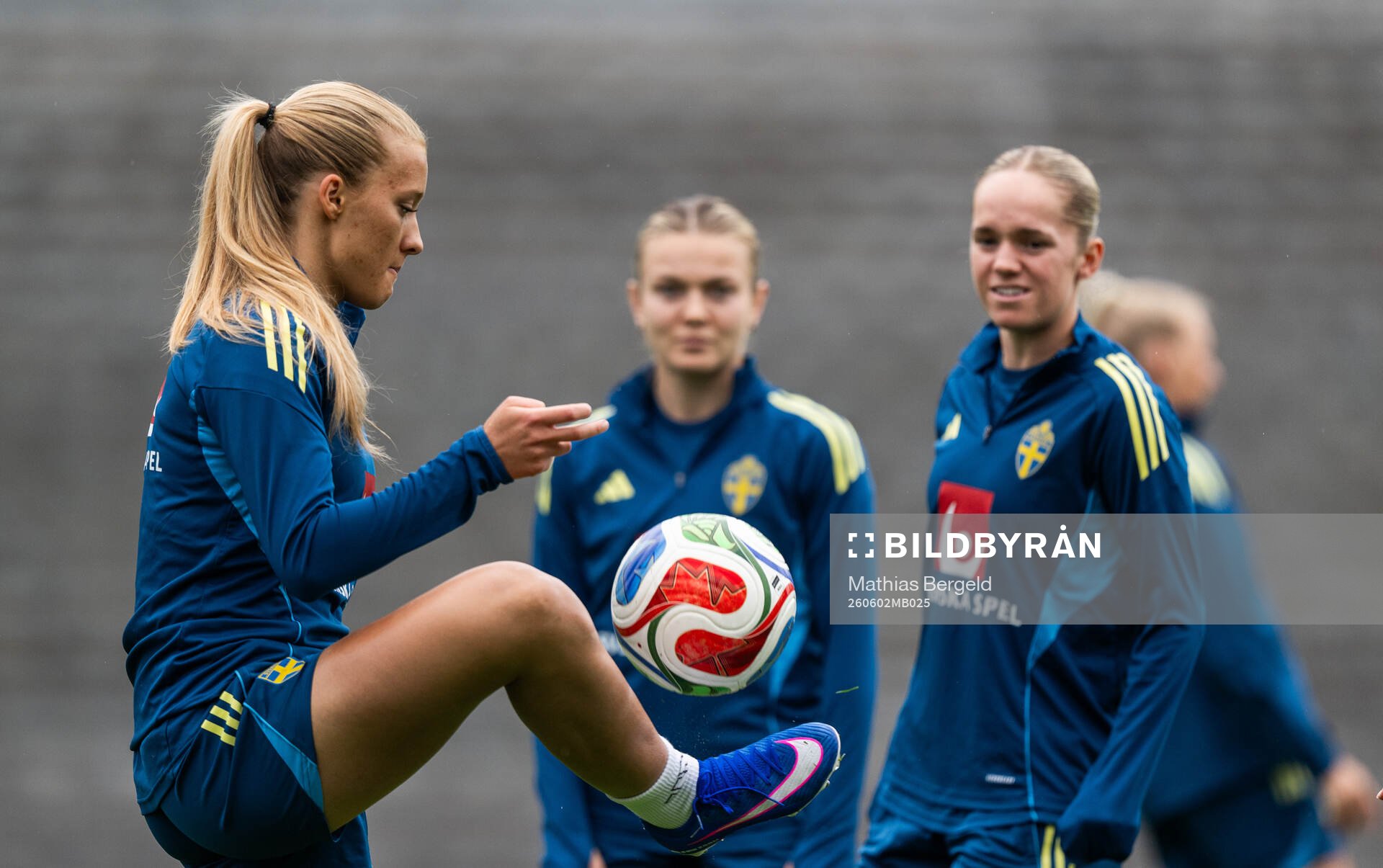 Smilla Holmberg, Beata Olsson and Hanna Lundkvist of the