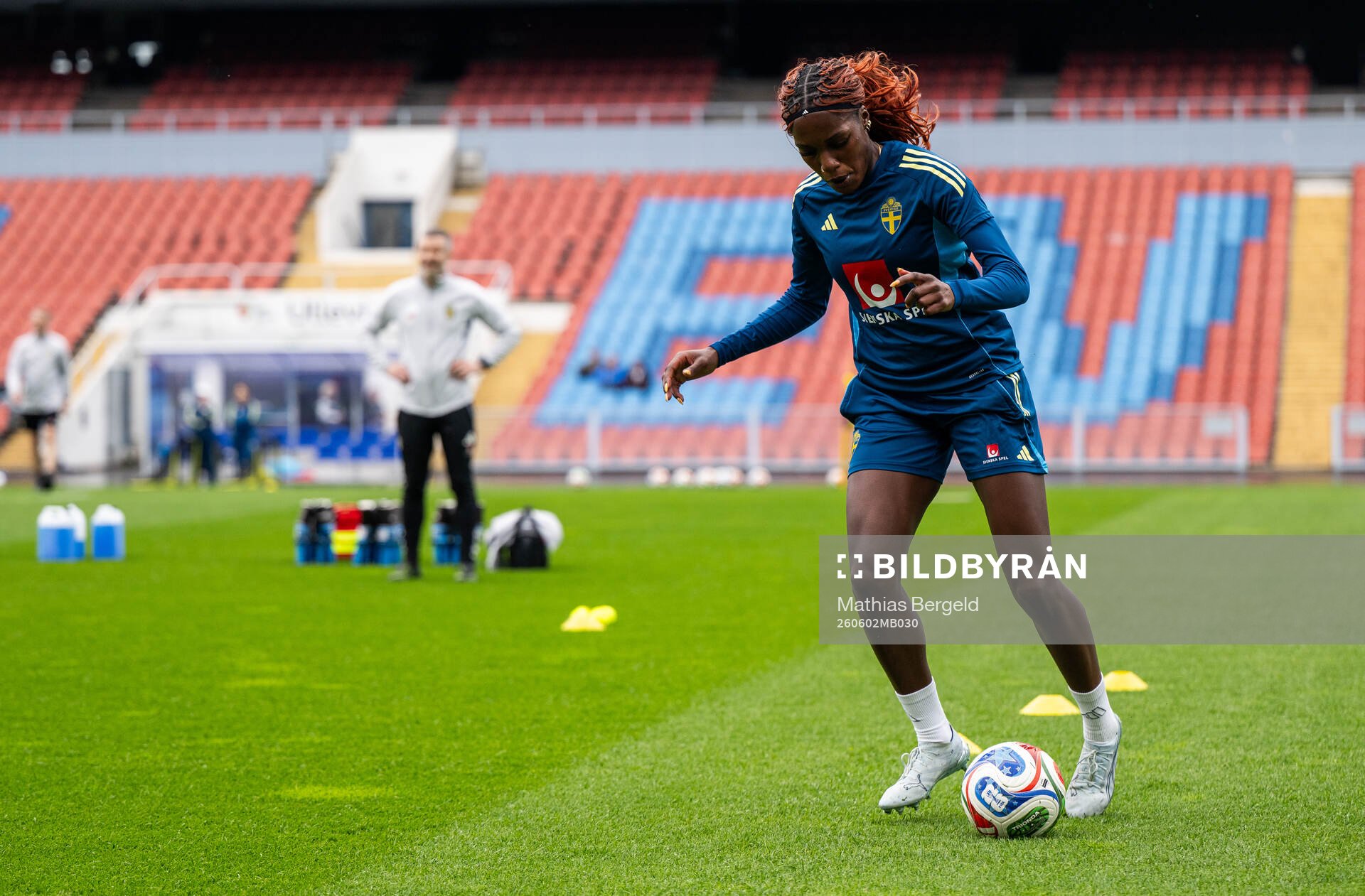 Evelyn Ijeh of the Swedish women's national football team