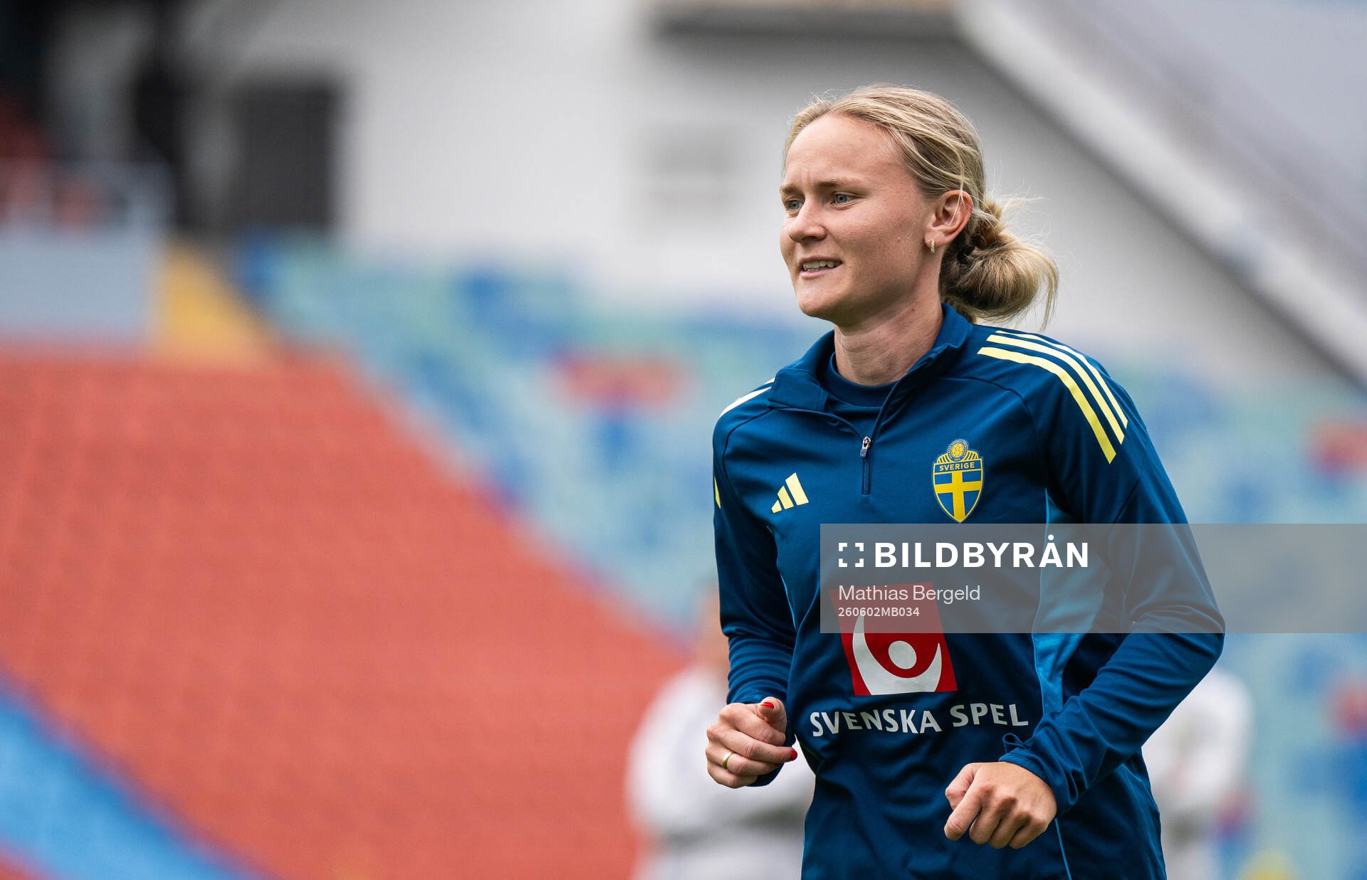Matilda Vinberg of the Swedish women's national football