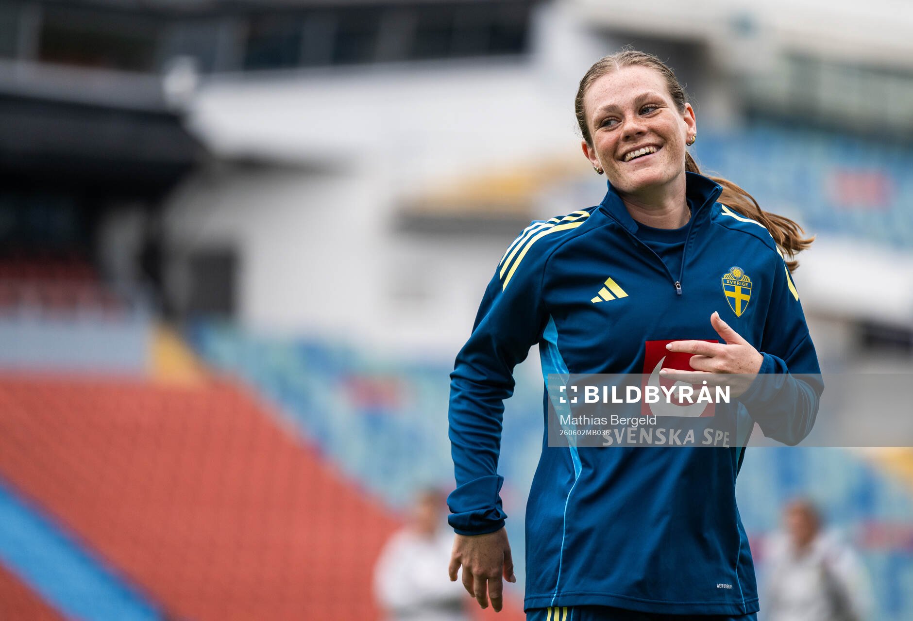 Sofia Reidy of the Swedish women's national football team