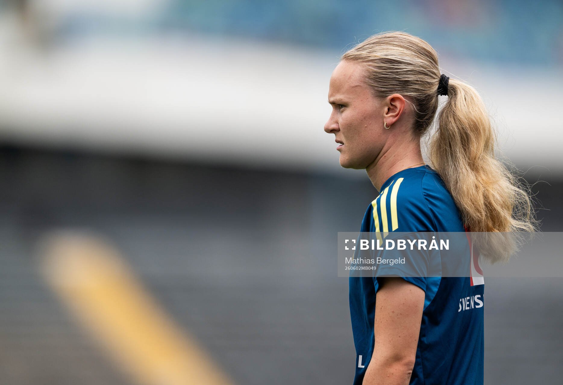 Matilda Vinberg of the Swedish women's national football