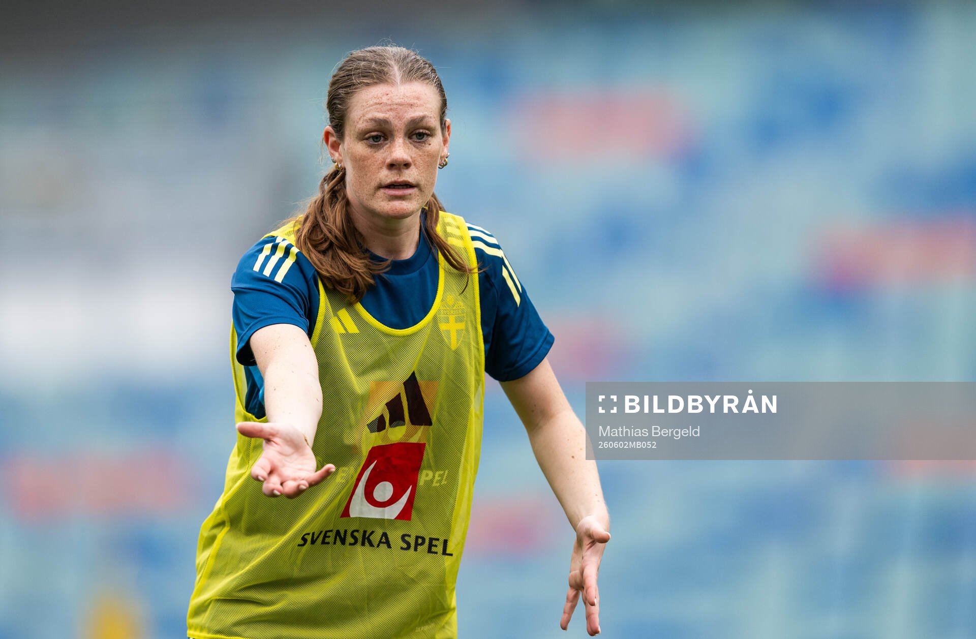Sofia Reidy of the Swedish women's national football team